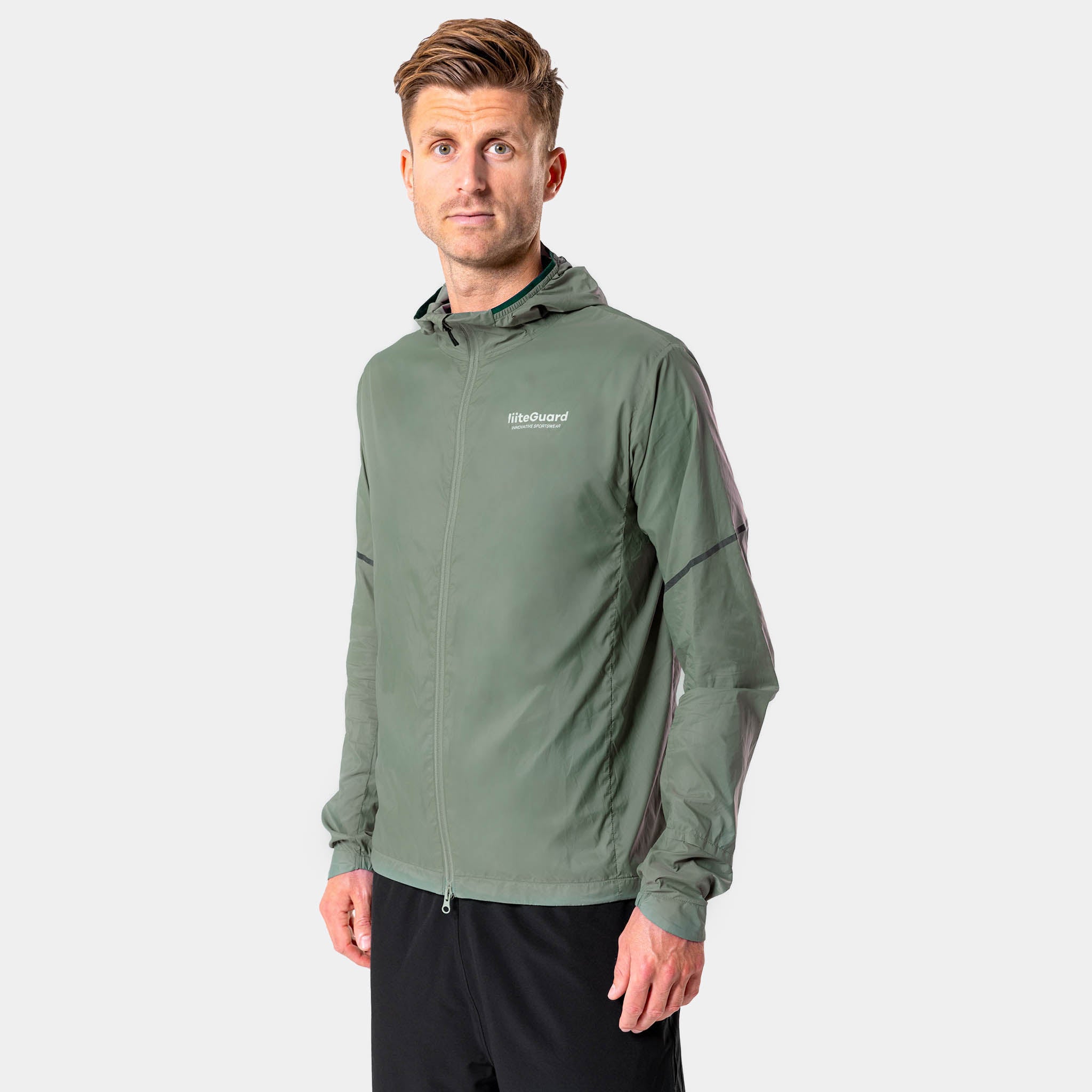 Liiteguard AERO-TECH WINDBREAKER (MEN) Top Grey green