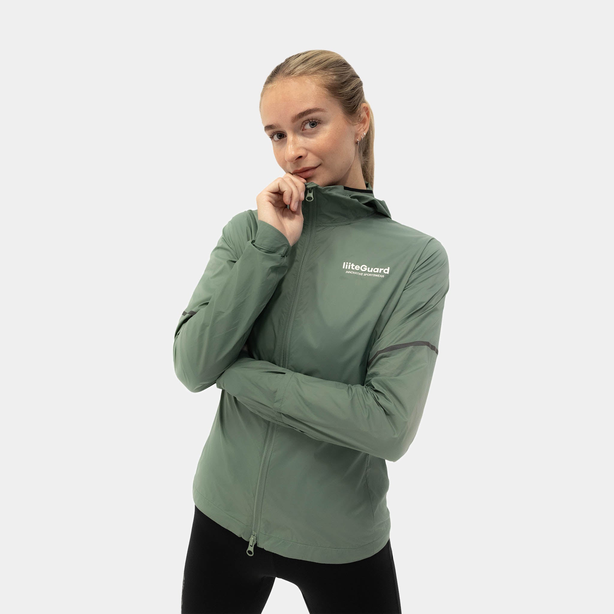 Liiteguard AERO-TECH WINDBREAKER (WOMEN) Top Grey green