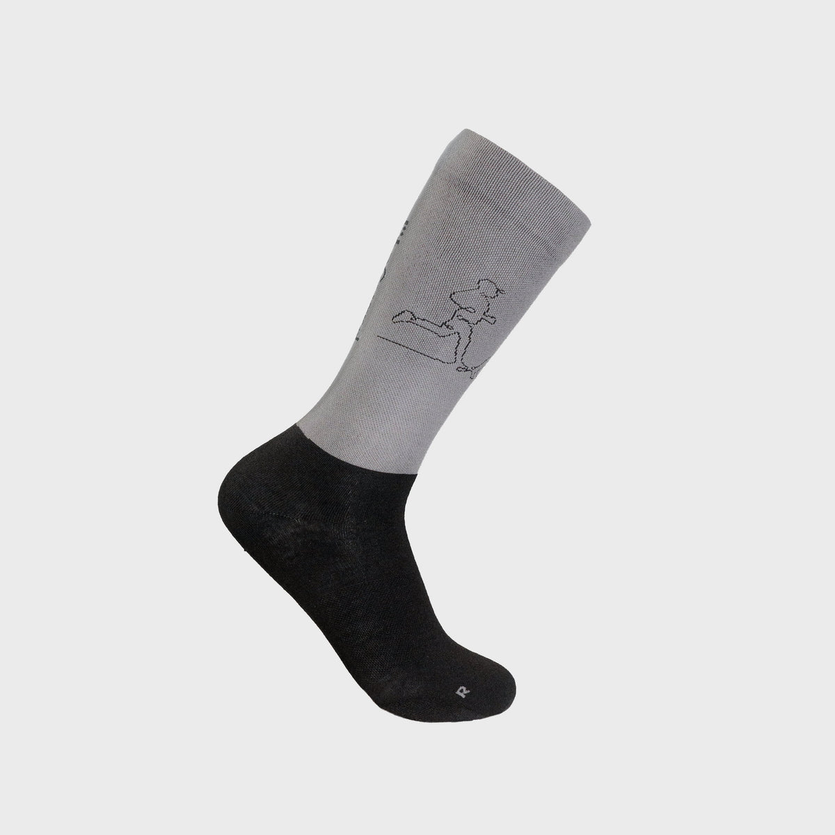 liiteGuard EVERYDAY MERINO SOCK Mellemlange strømper Black/Grey