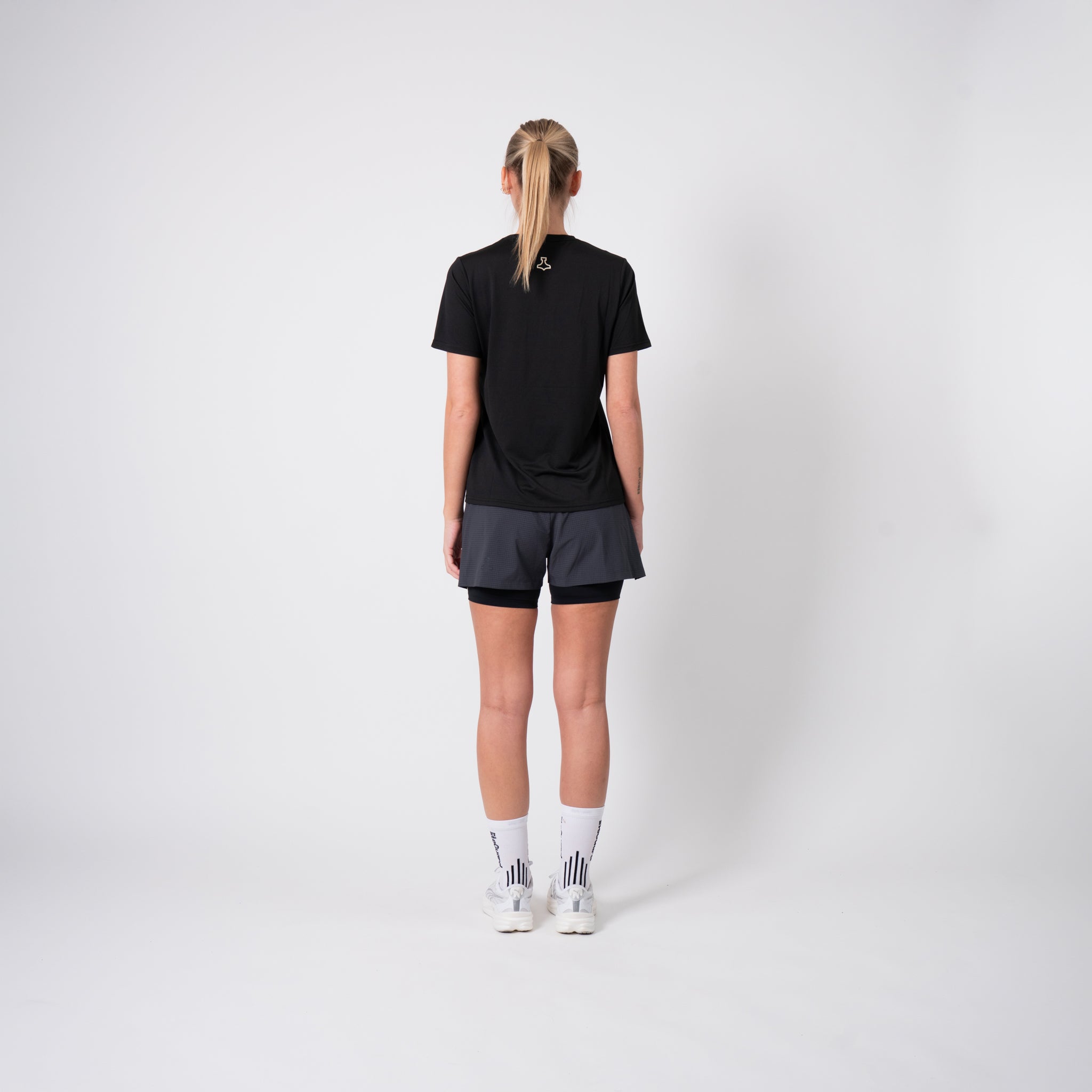 liiteGuard GLU-TECH RUNNING 2IN1 SHORTS (WOMEN) Shorts Ebony