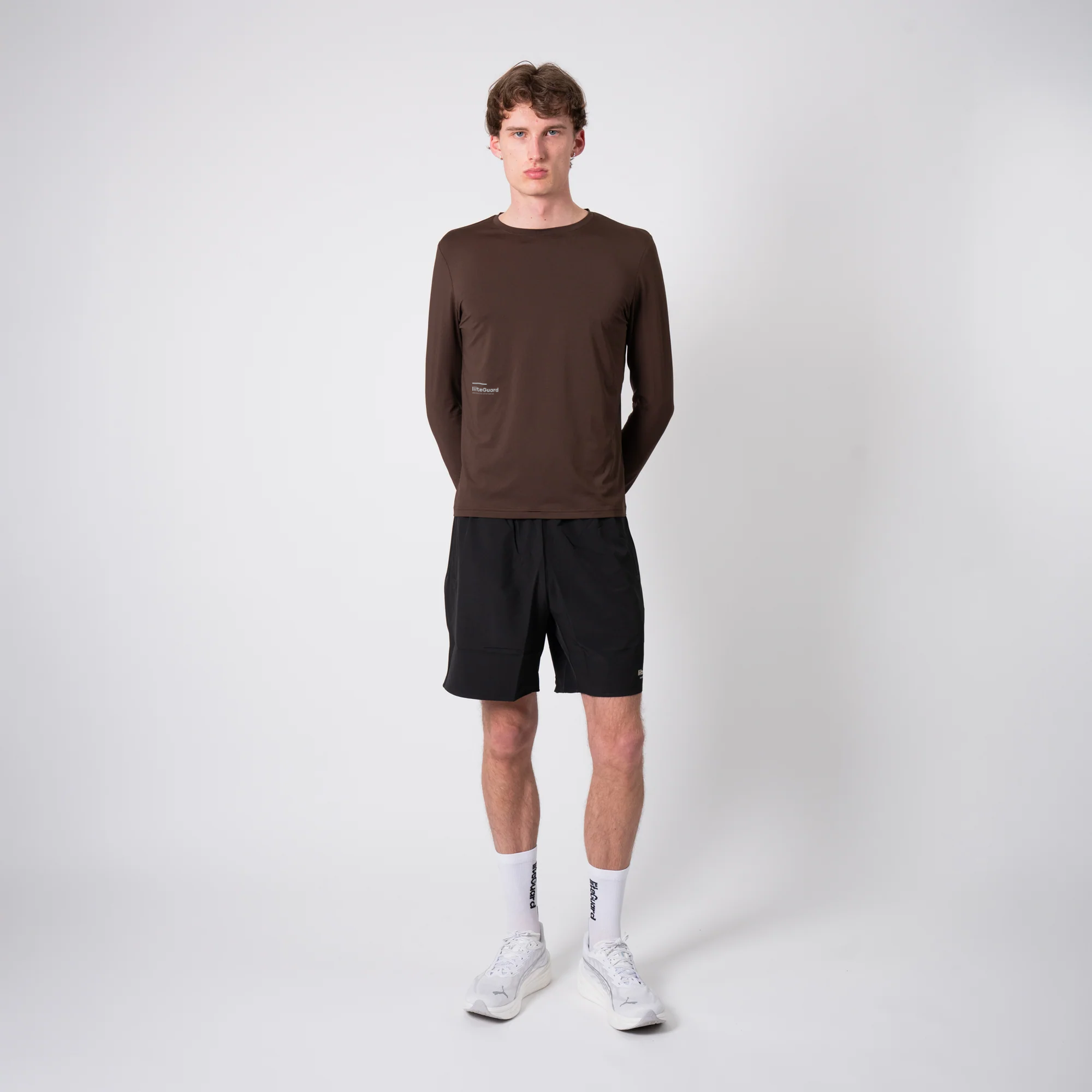 liiteGuard GROUND-TECH LIGHT LS T-SHIRT (MEN) T-shirts Coffee Bean