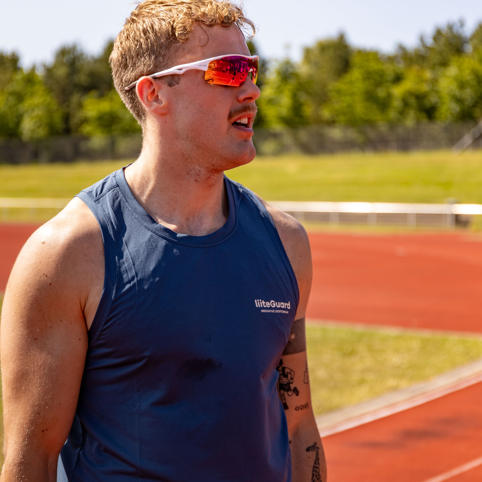 liiteGuard GROUND-TECH SINGLET (MEN) Singlet Dark Navy Blue