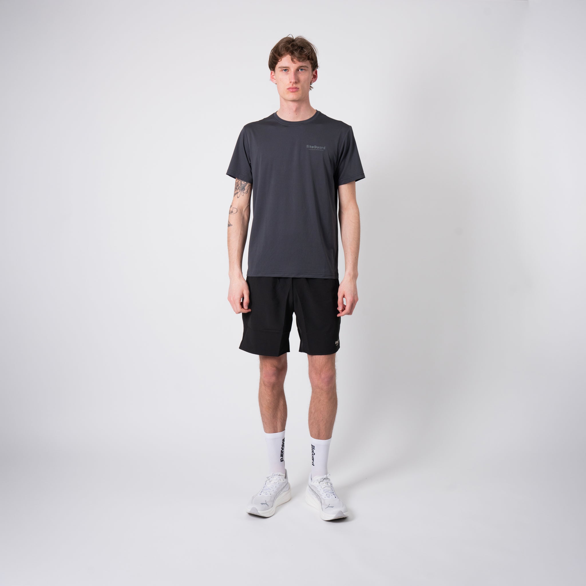 liiteGuard GROUND-TECH T-SHIRT (MEN) T-shirts Ebony/Dark Grey