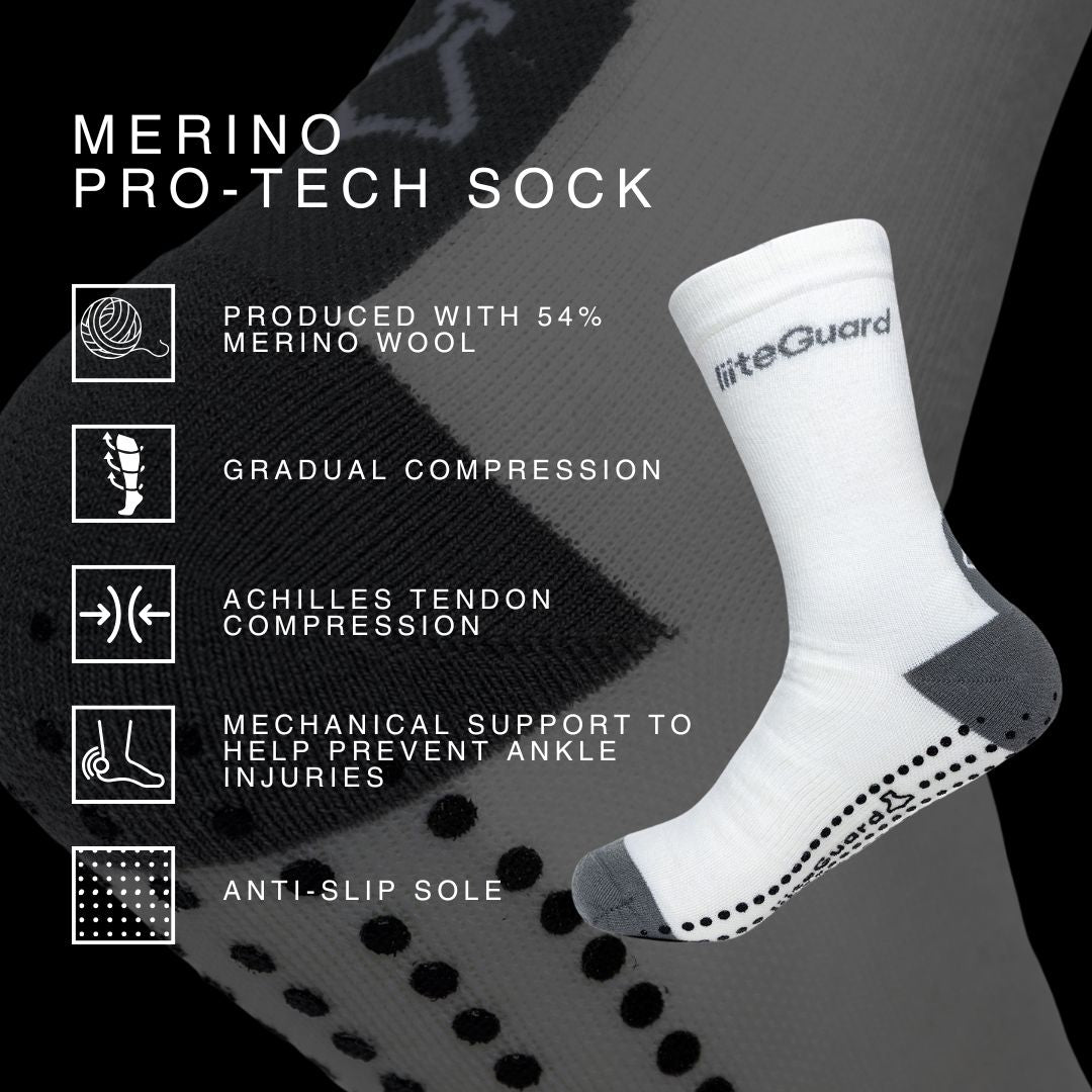 liiteGuard MERINO PRO-TECH SOCK Mellemlange strømper Off White