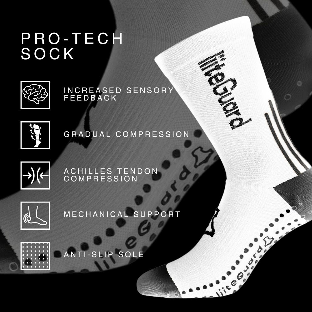 liiteGuard PRO-TECH LG SOCK Mellemlange strømper White