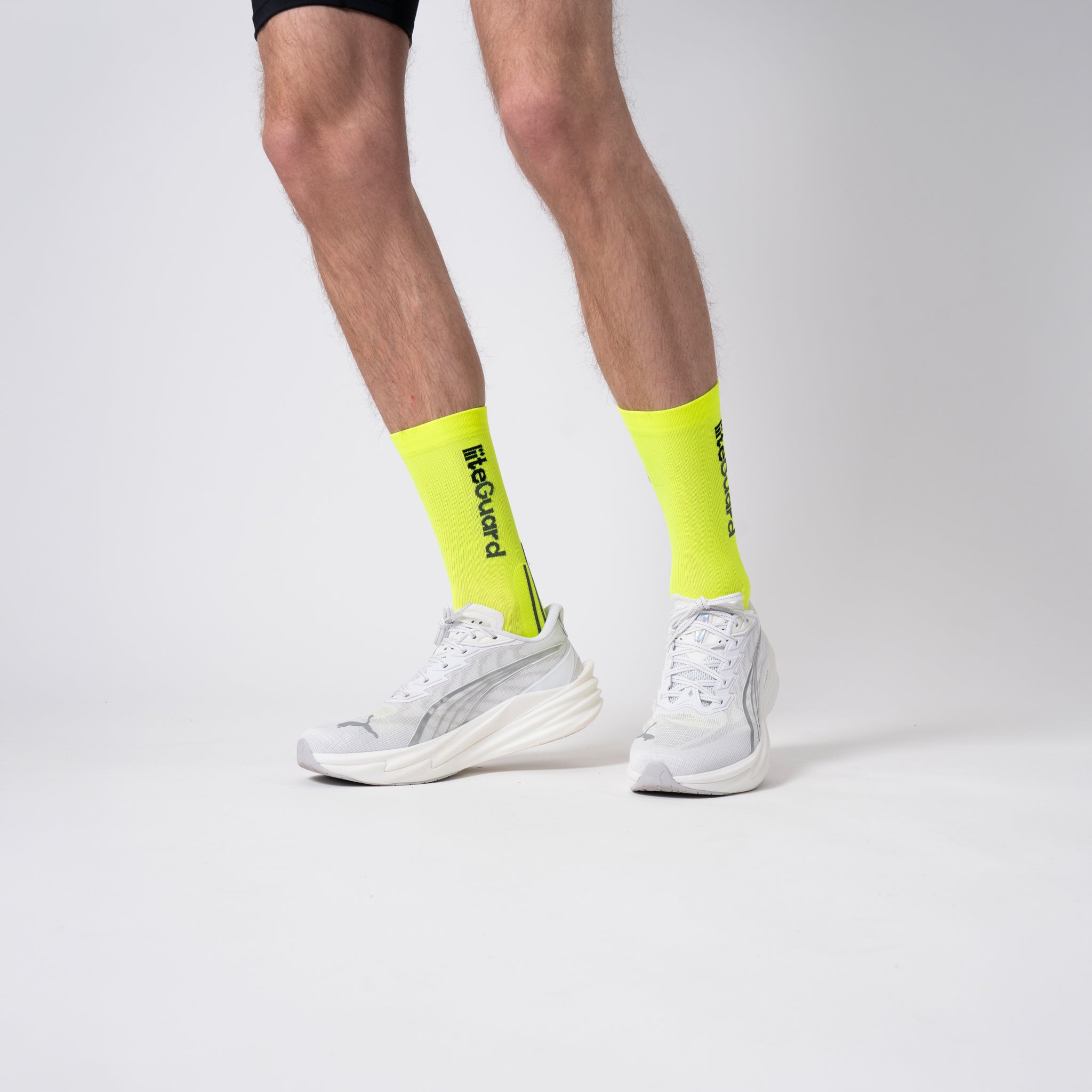 liiteGuard PRO-TECH LG VISION Mellemlange strømper Neon Yellow