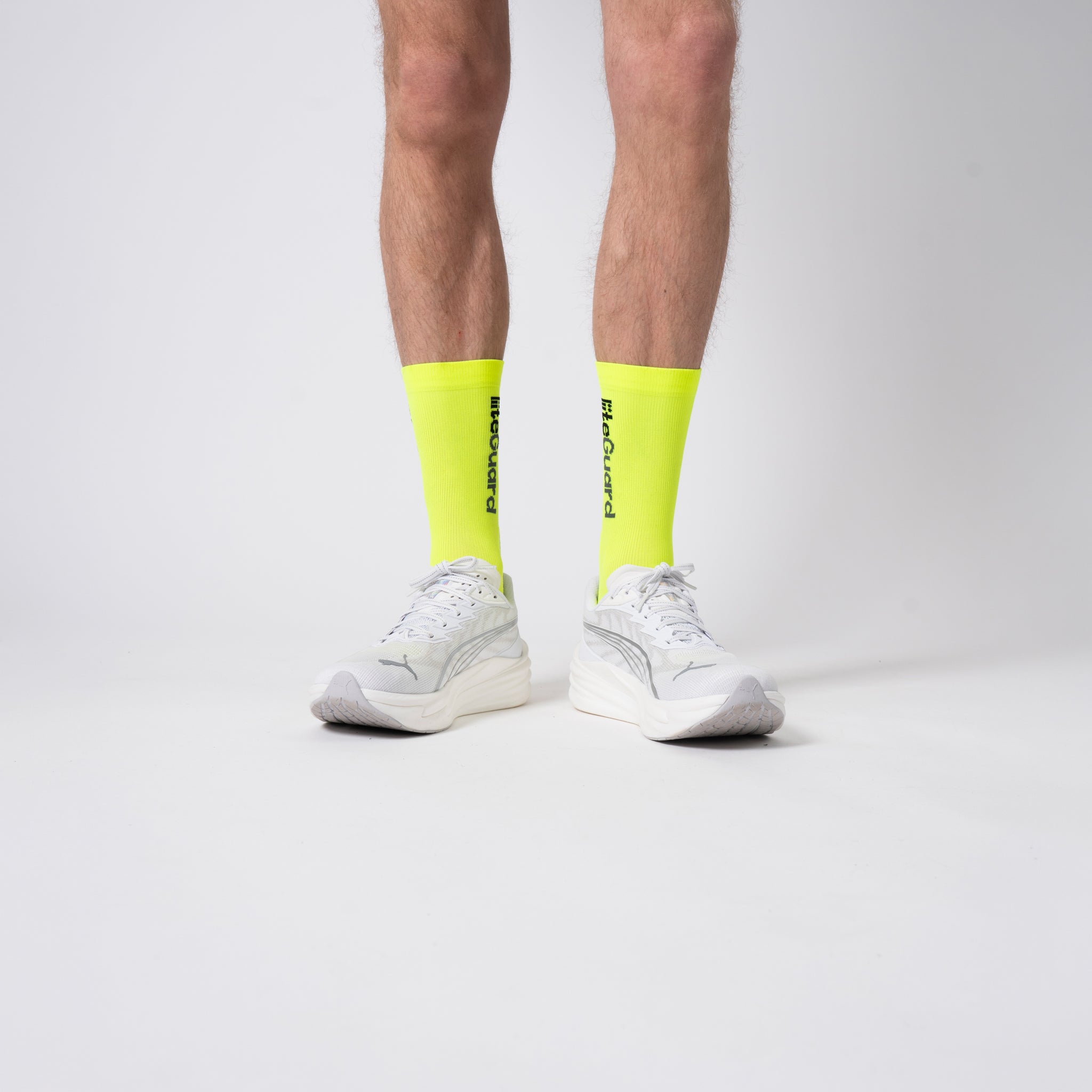 liiteGuard PRO-TECH LG VISION Mellemlange strømper Neon Yellow