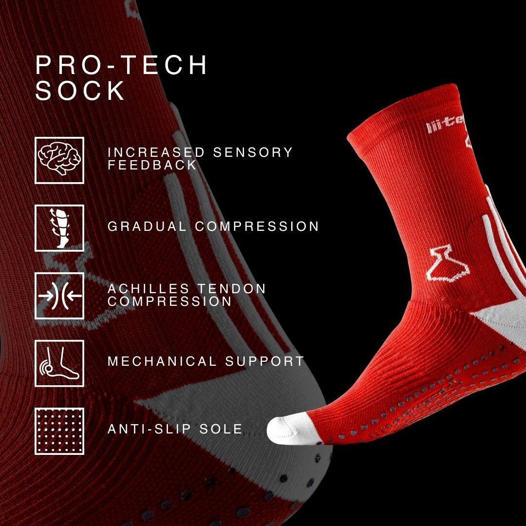 liiteGuard PRO-TECH SOCK Mellemlange strømper Red