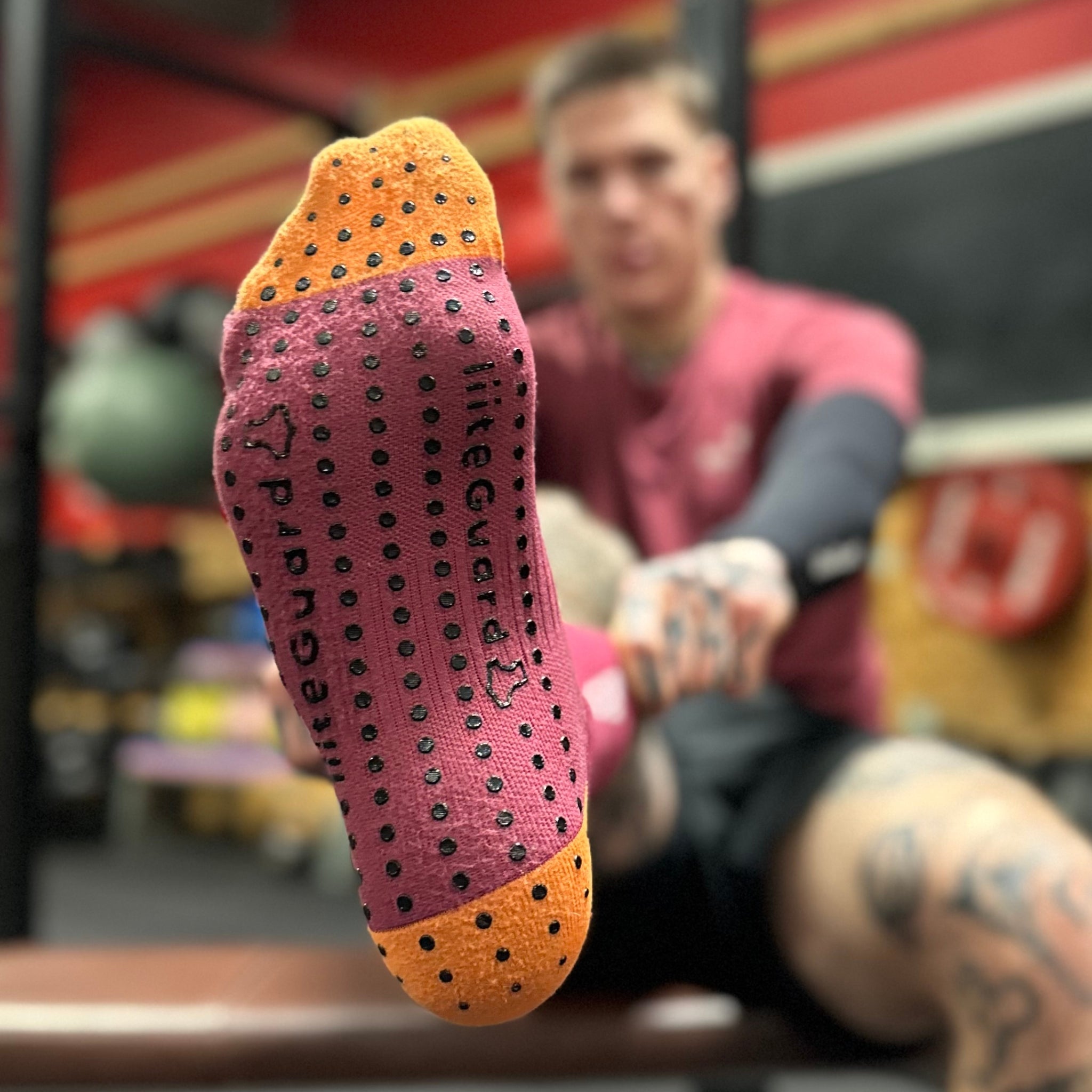 liiteGuard PRO-TECH LG SOCK Mellemlange strømper Bordeaux