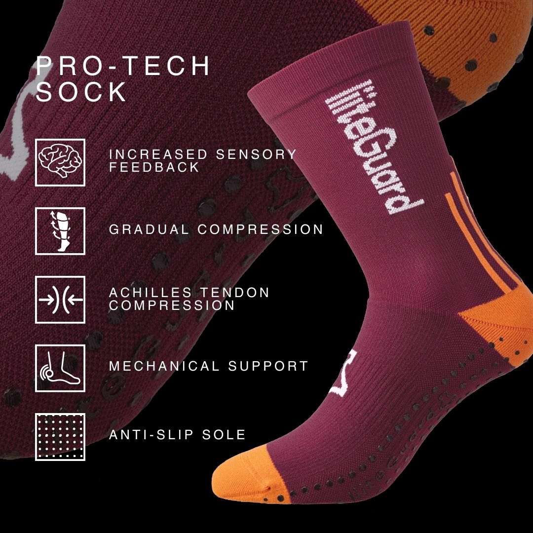 liiteGuard PRO-TECH LG SOCK Mellemlange strømper Bordeaux