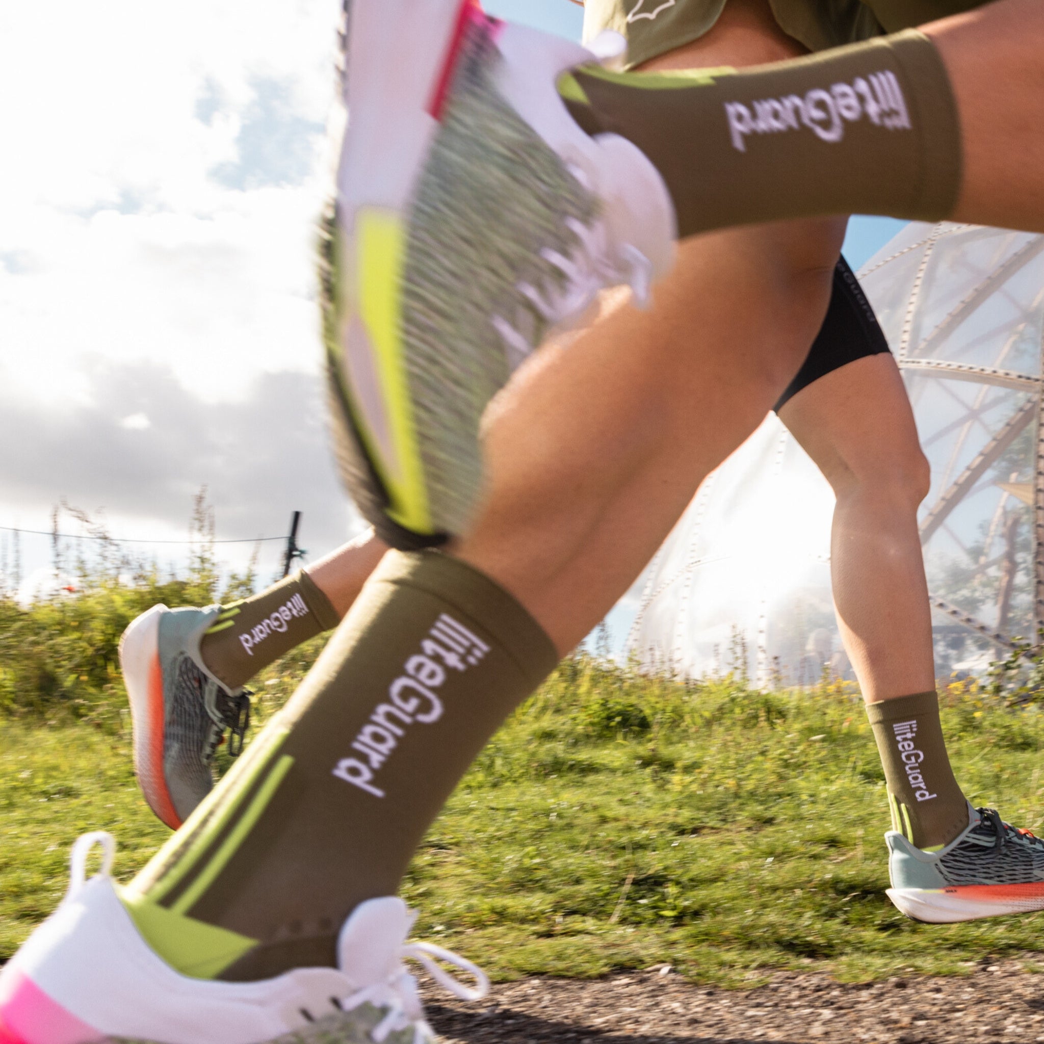 liiteGuard PRO-TECH LG SOCK Mellemlange strømper Dusty Green