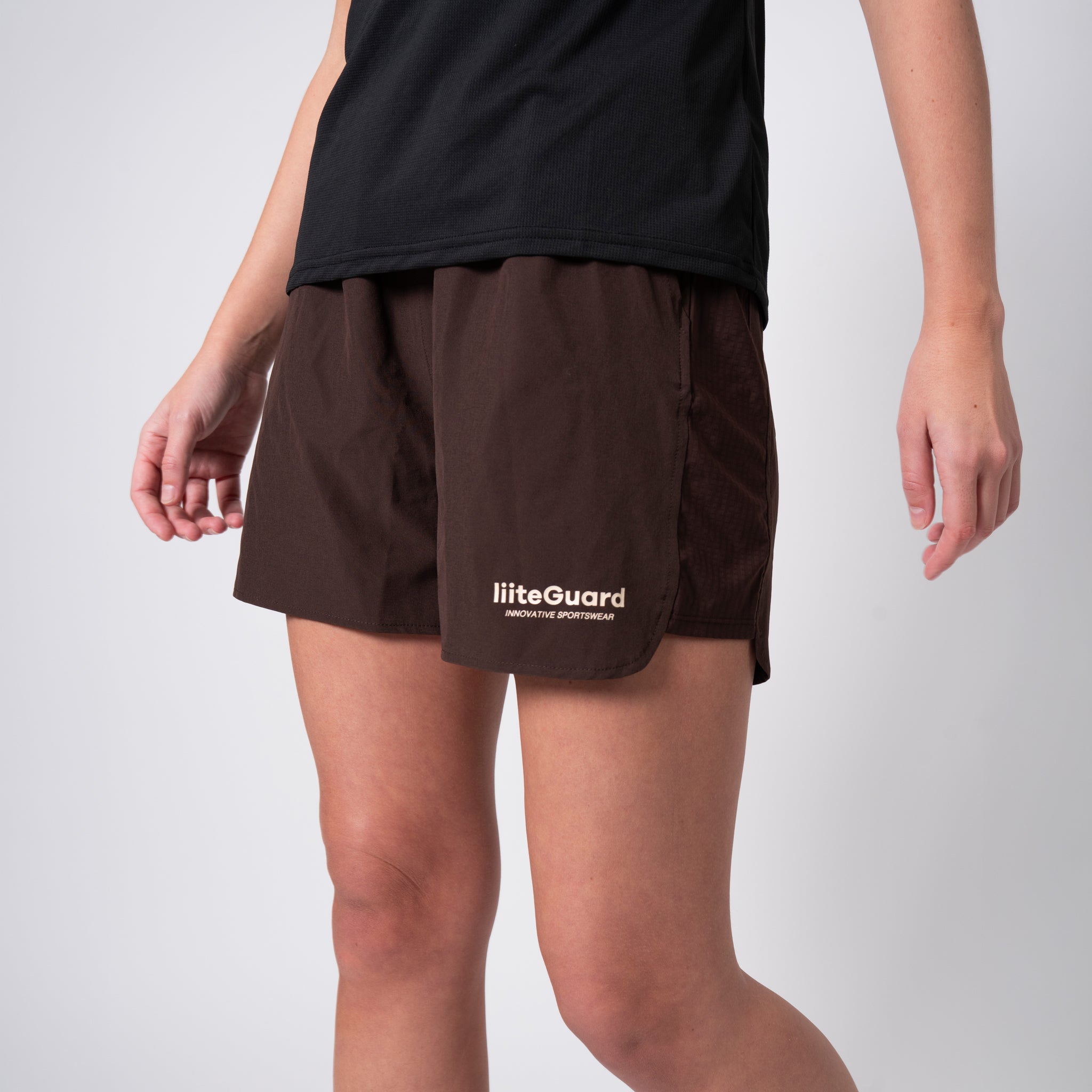 liiteGuard RE-LIITE HIGH WAIST SHORTS (WOMEN) Shorts Coffee Bean