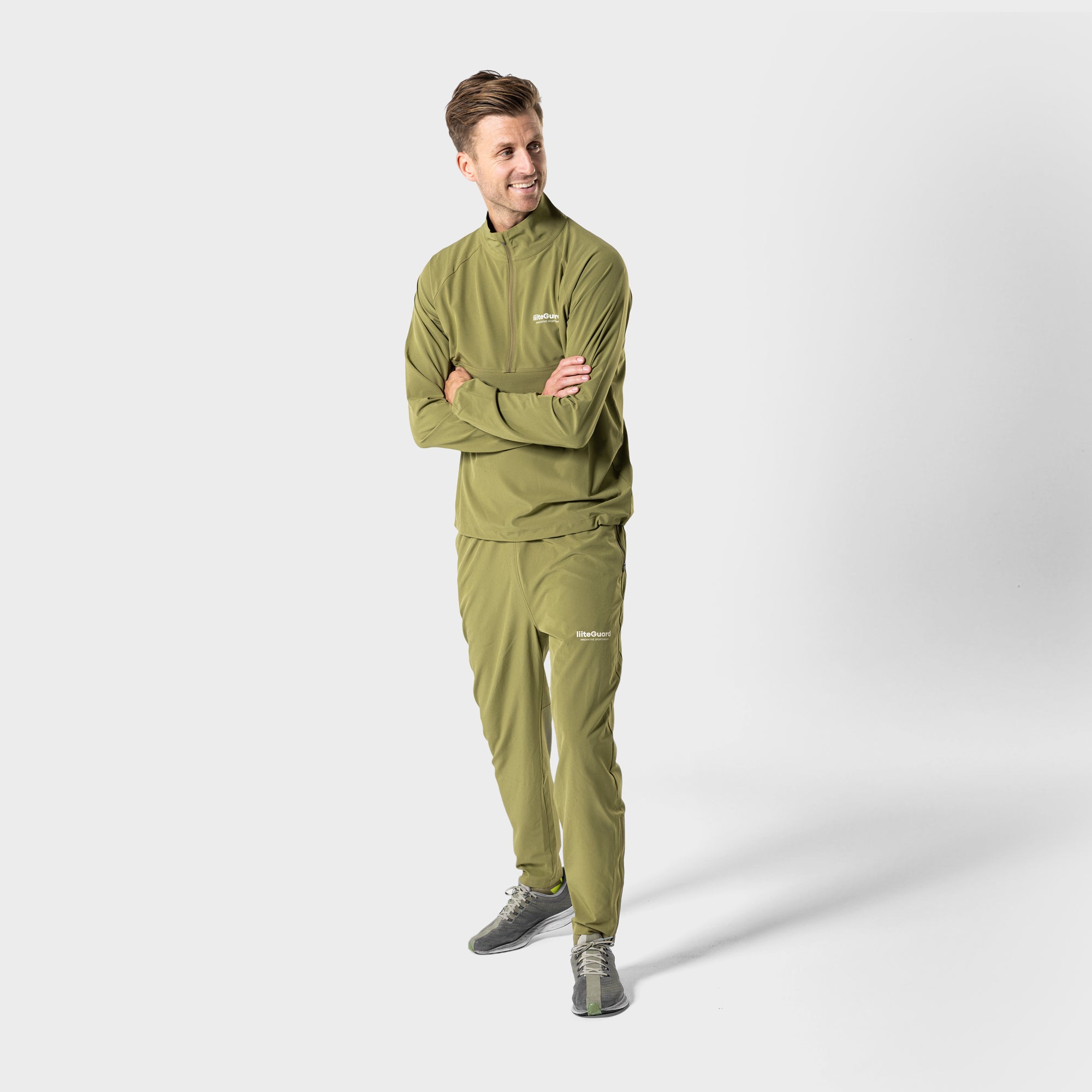 Liiteguard RE-LIITE LONG PANTS (Herre) Trousers Dusty Green