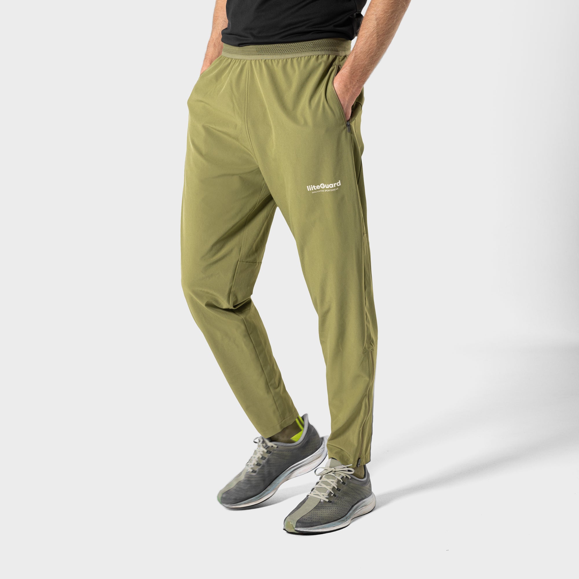 Liiteguard RE-LIITE LONG PANTS (Herre) Trousers Dusty Green