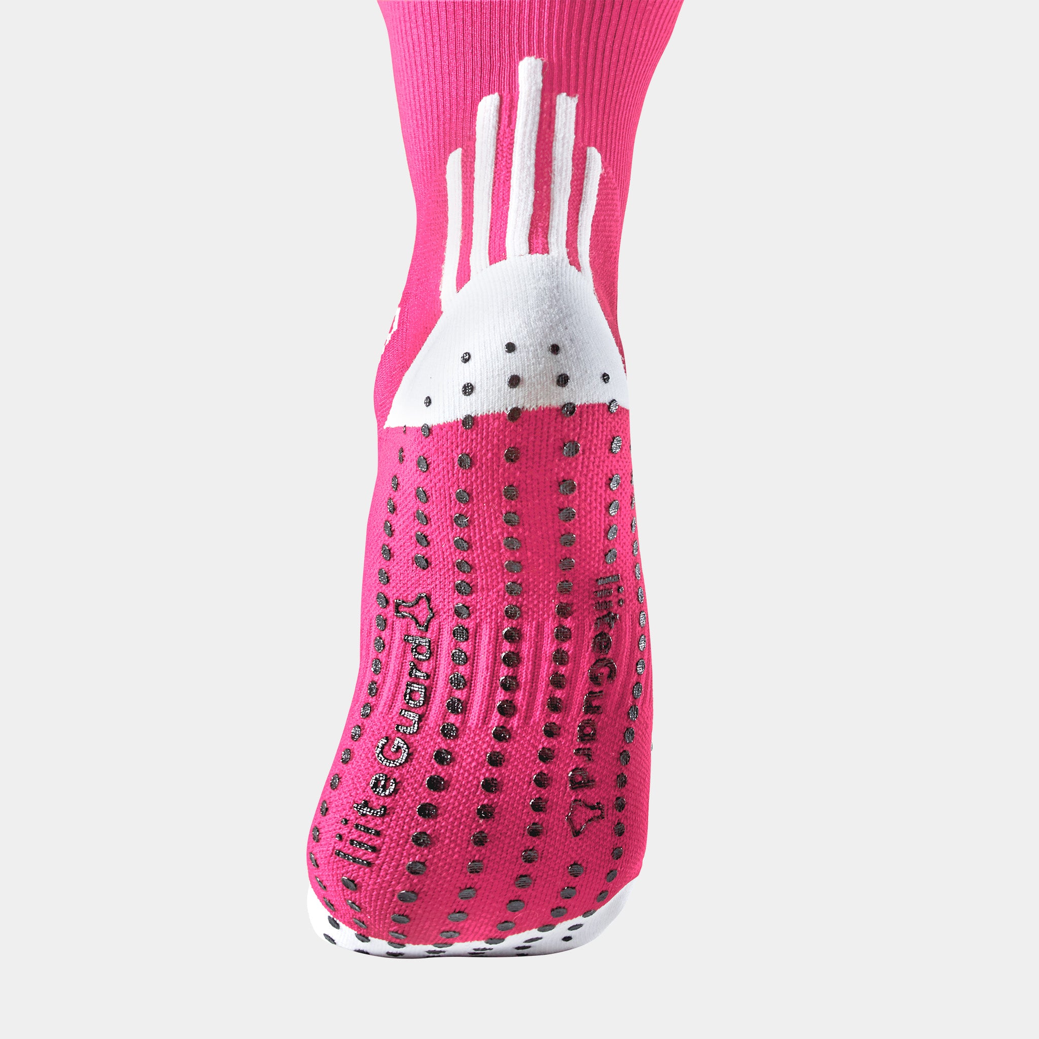 liiteGuard SHIN-TECH GRIP RUNNING SOCK Lange strømper Pink