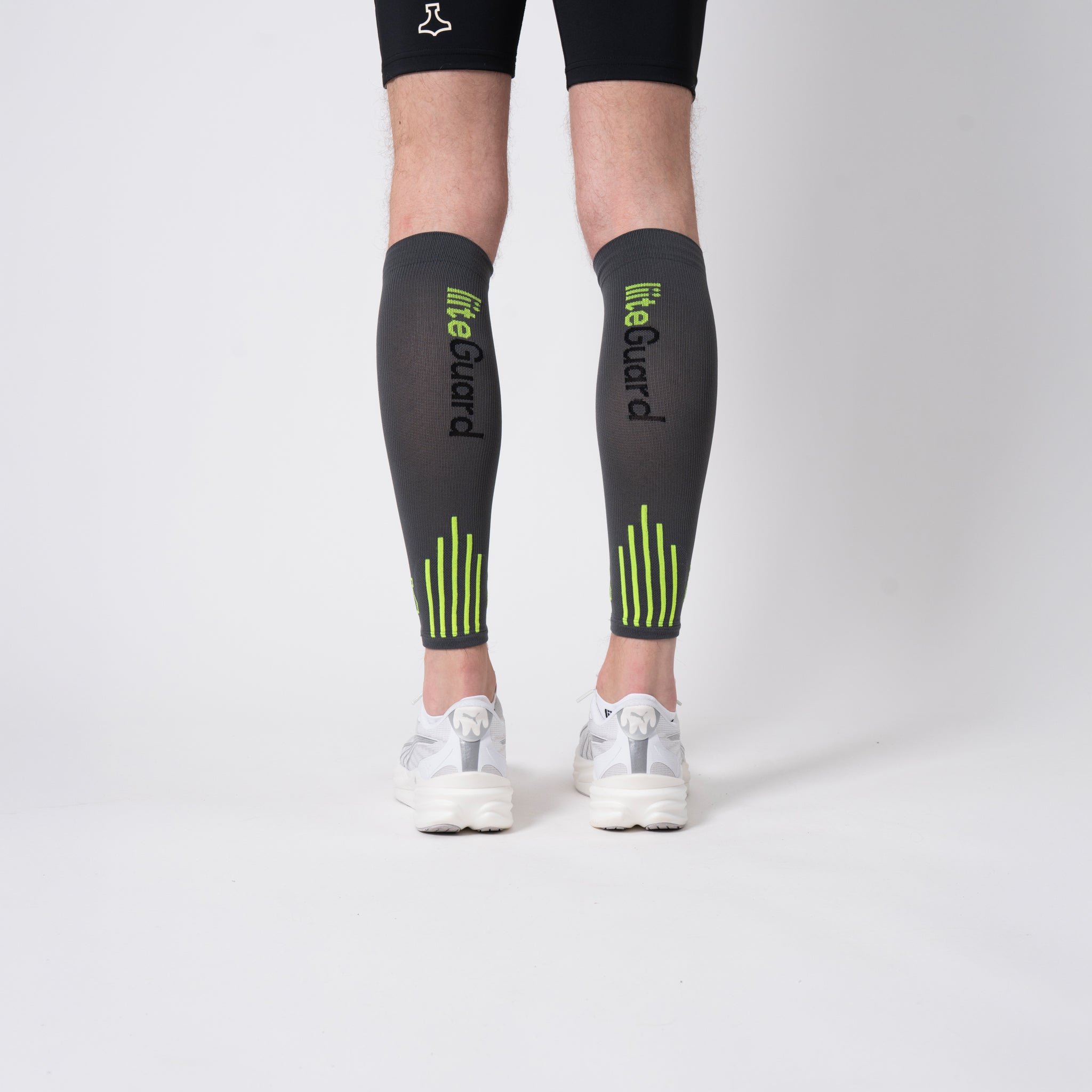 liiteGuard SHIN-TECH VISION COMPRESSION CALF SLEEVES Leg sleeve Ebony