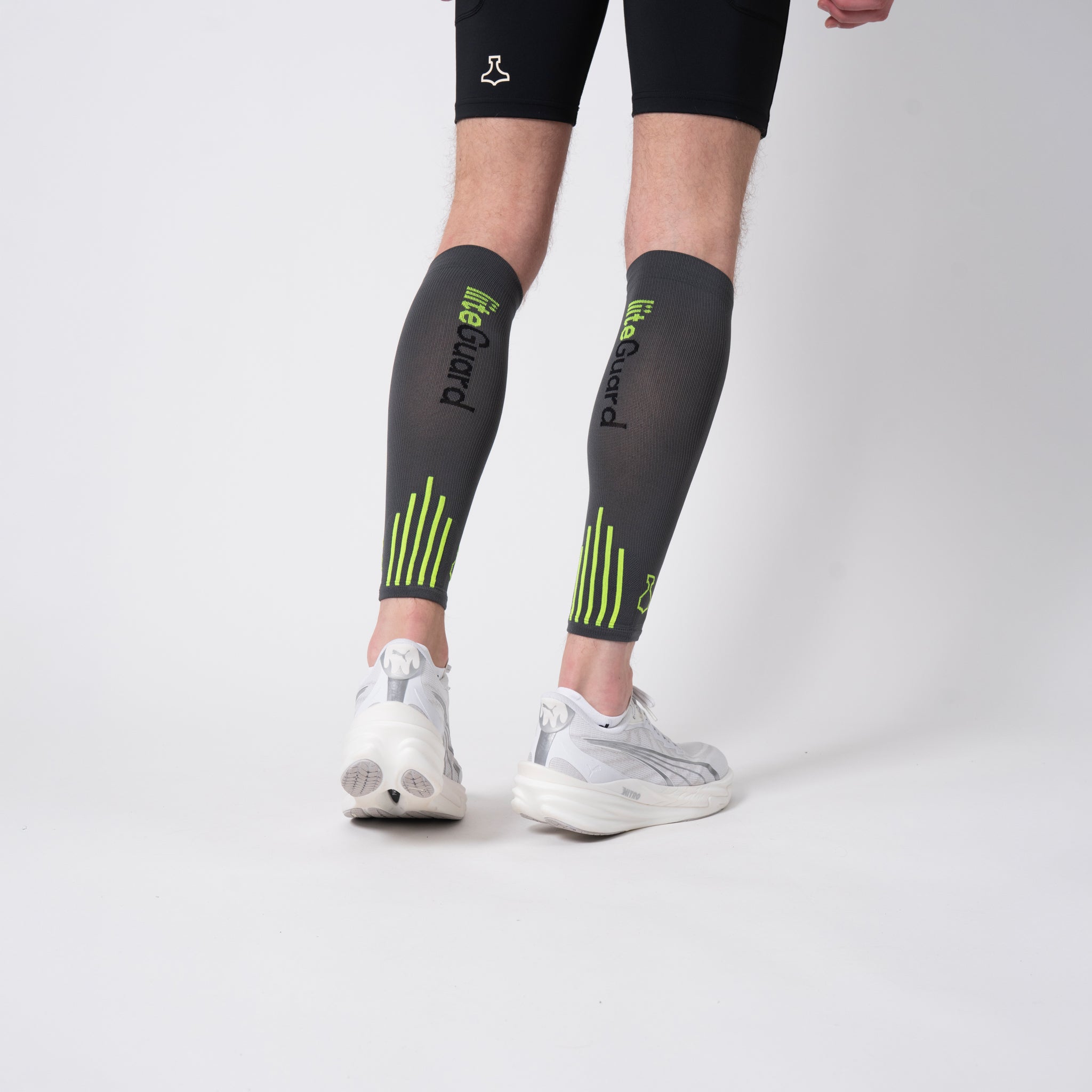 liiteGuard SHIN-TECH VISION COMPRESSION CALF SLEEVES Leg sleeve Ebony