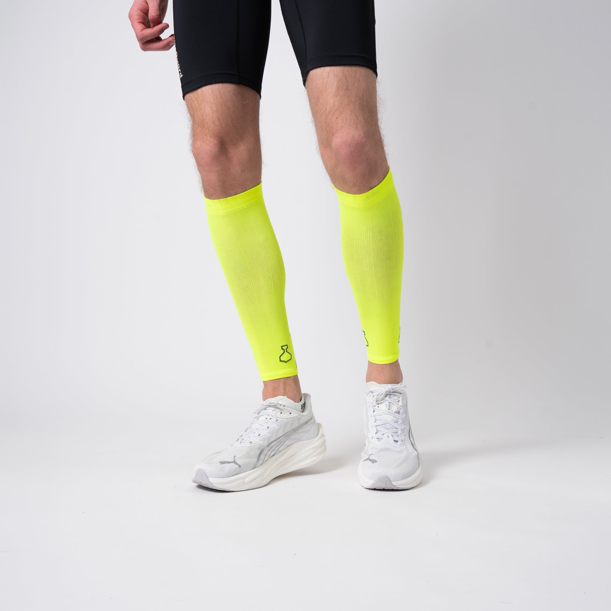 liiteGuard SHIN-TECH VISION COMPRESSION CALF SLEEVES Leg sleeve Neon Yellow