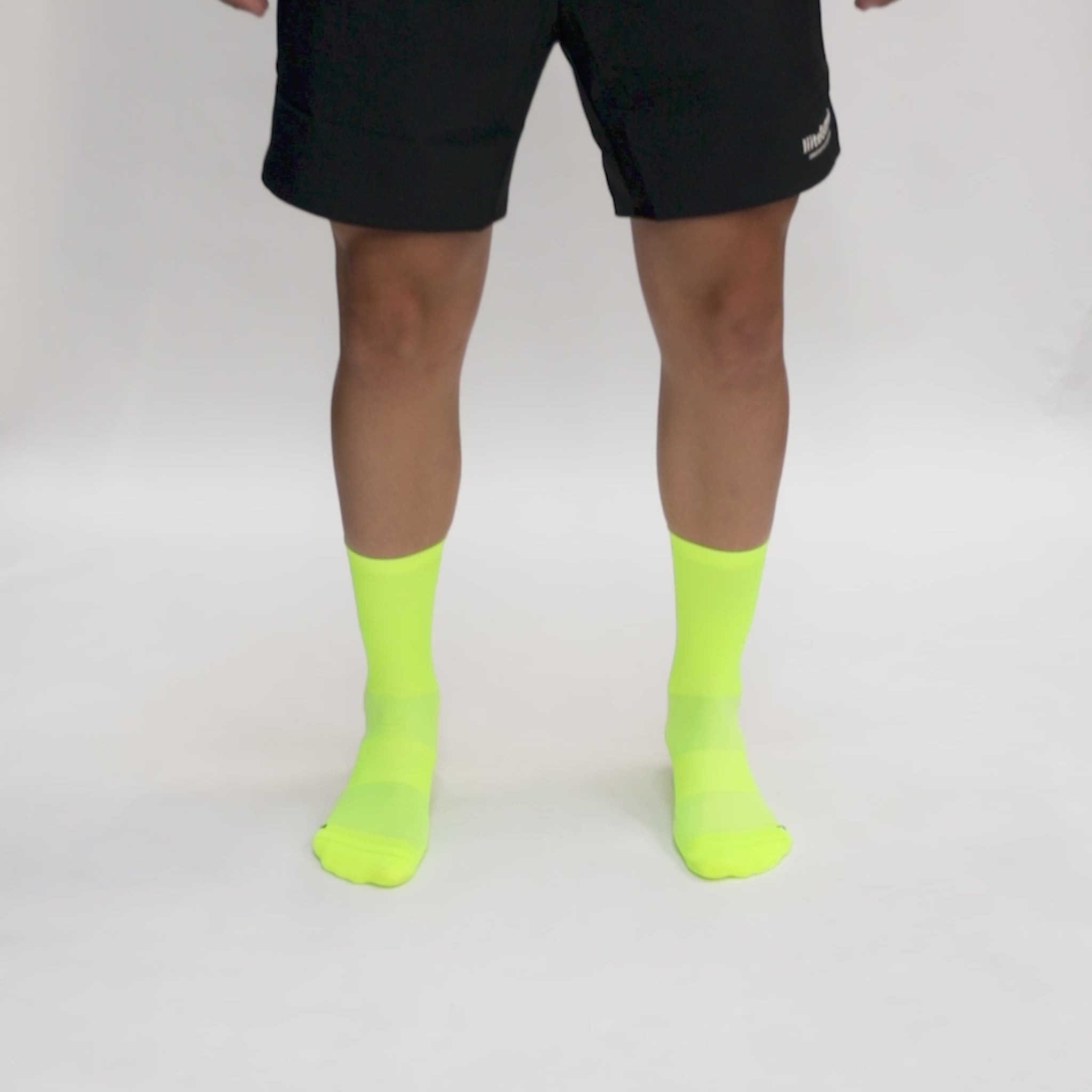 liiteGuard HYPERLIGHT CREW SOCK 2-PACK Mellemlange strømper Neon Yellow