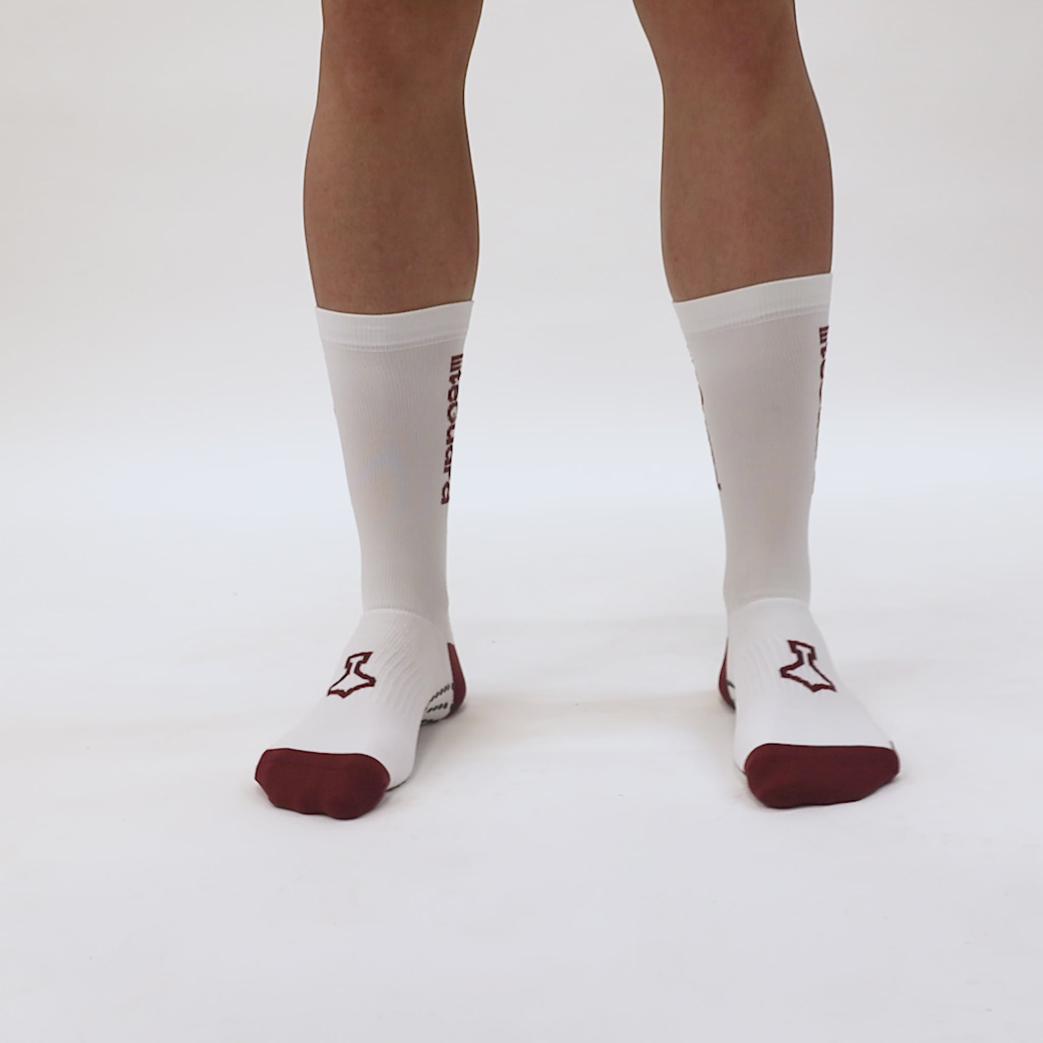 liiteGuard PRO-TECH LG SOCK Mellemlange strømper White/Bordeaux
