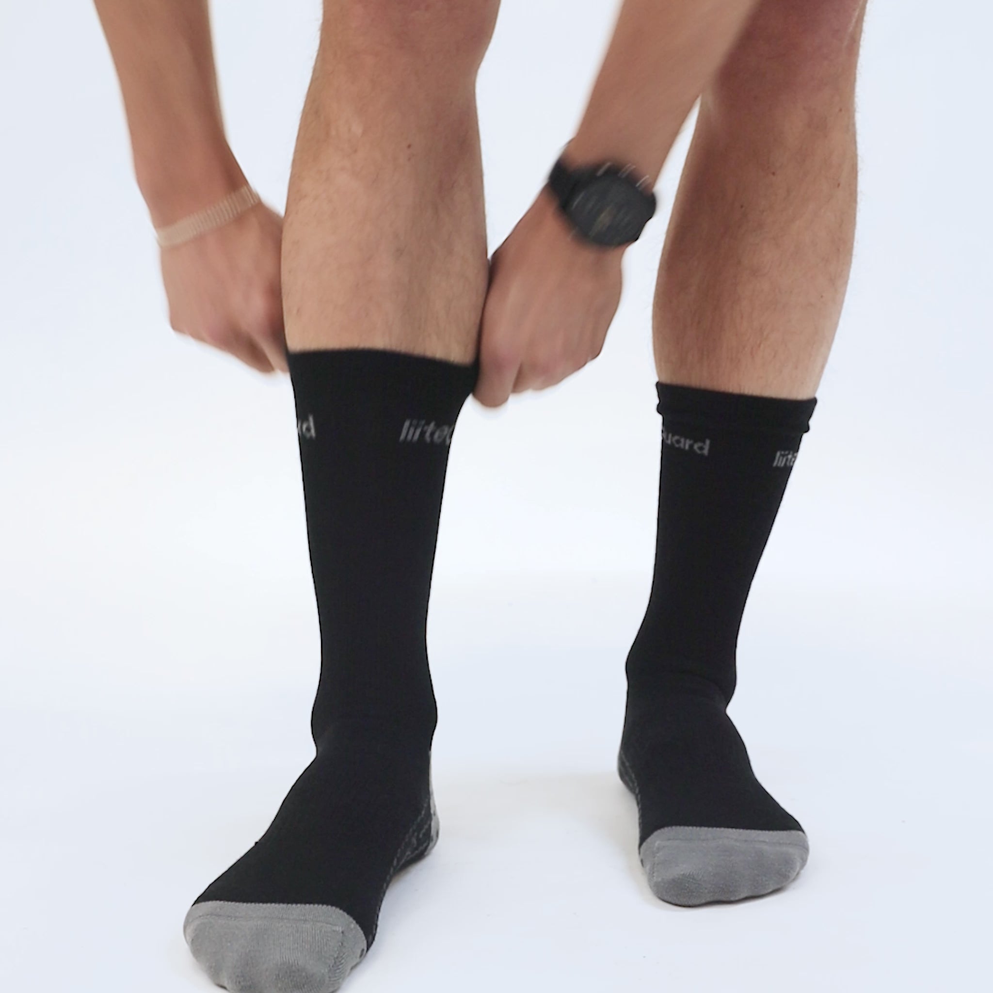 liiteGuard MERINO PRO-TECH SOCK Mellemlange strømper Black