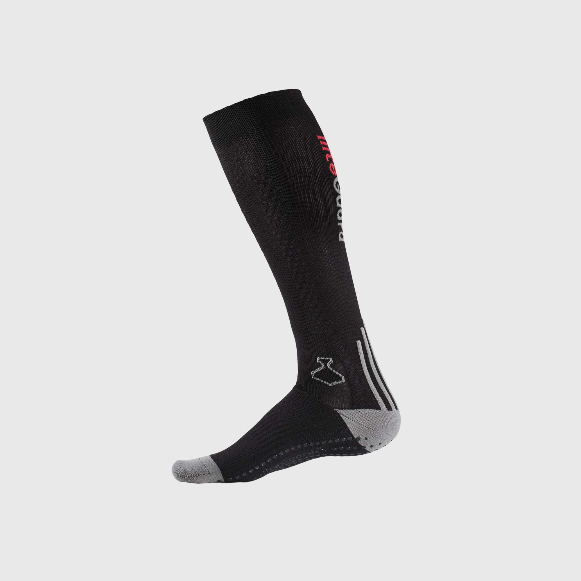liiteGuard SHIN-TECH GRIP RUNNING SOCK Lange strømper Black