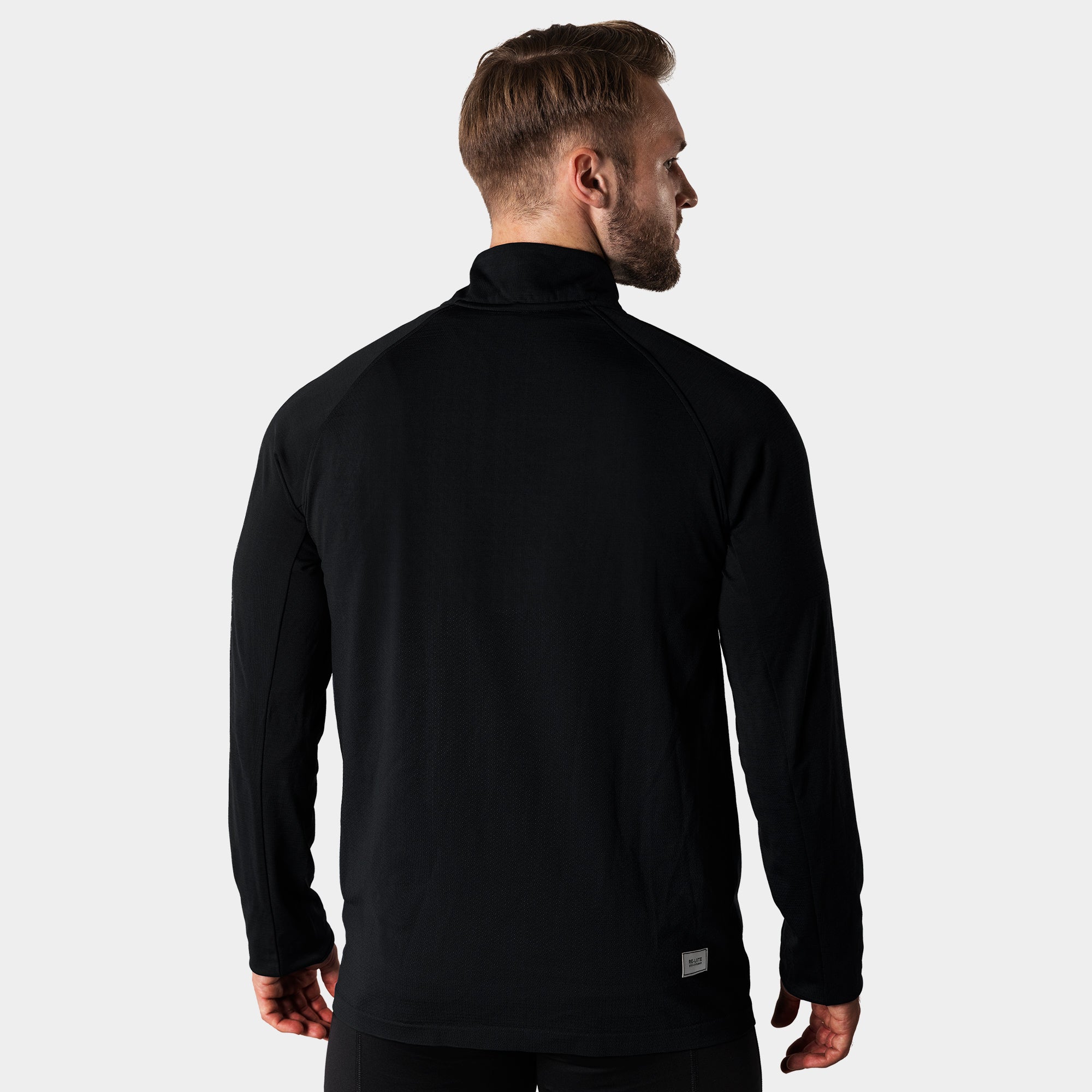 Liiteguard RE-LIITE 1/4 ZIP TRØJE (Herre) Zippers SORT
