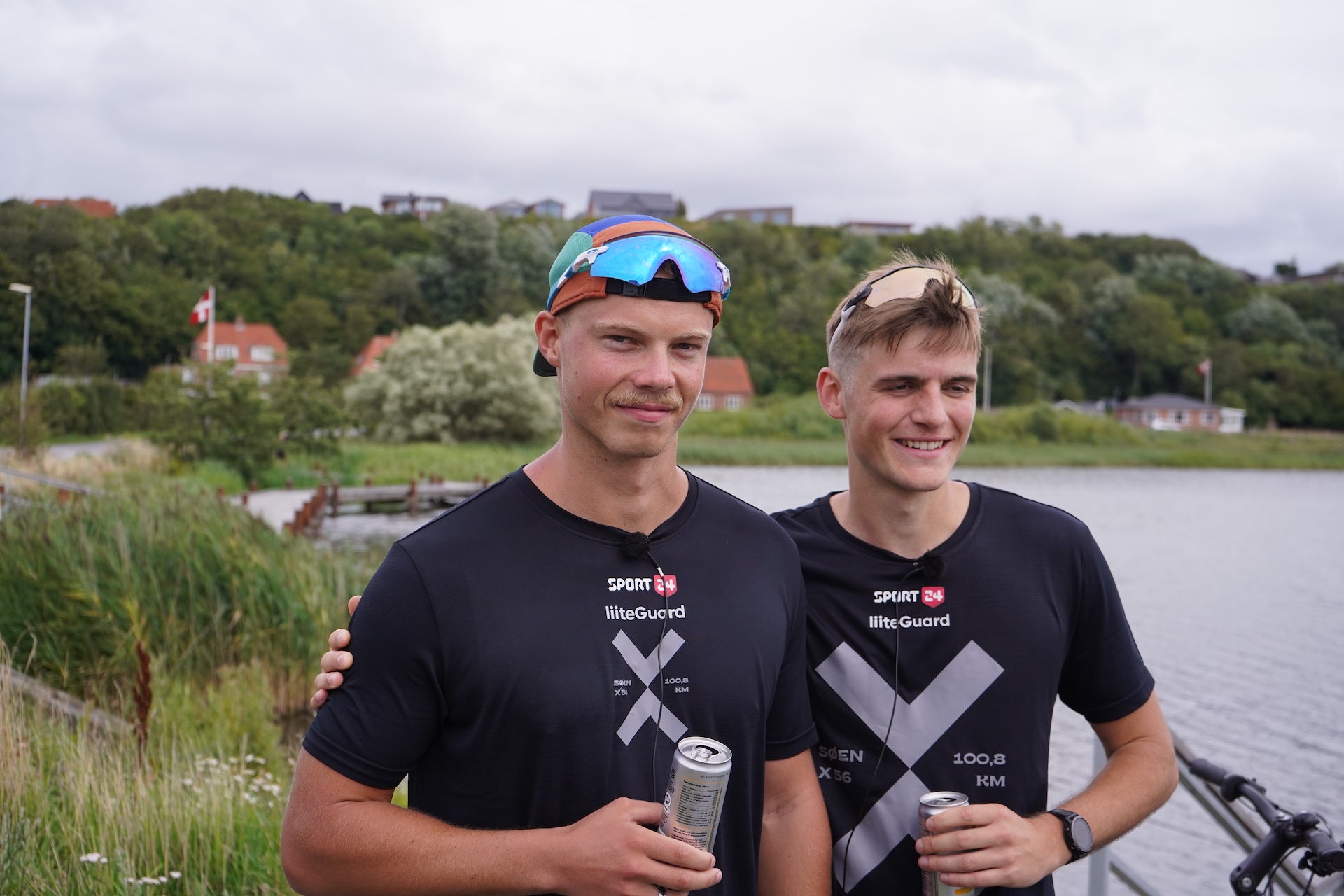 Story: Marcus og Teis løb 100 kilometer rundt om Lemvig Sø for at samle penge ind til Psykiatrifonden