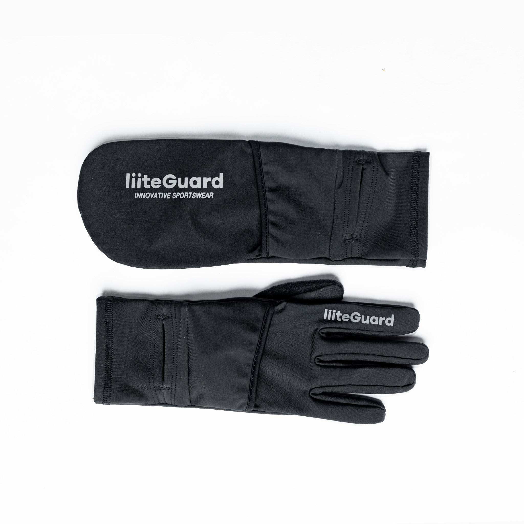 liiteGuard 2IN1 RUNNING GLOVE Accessories Black