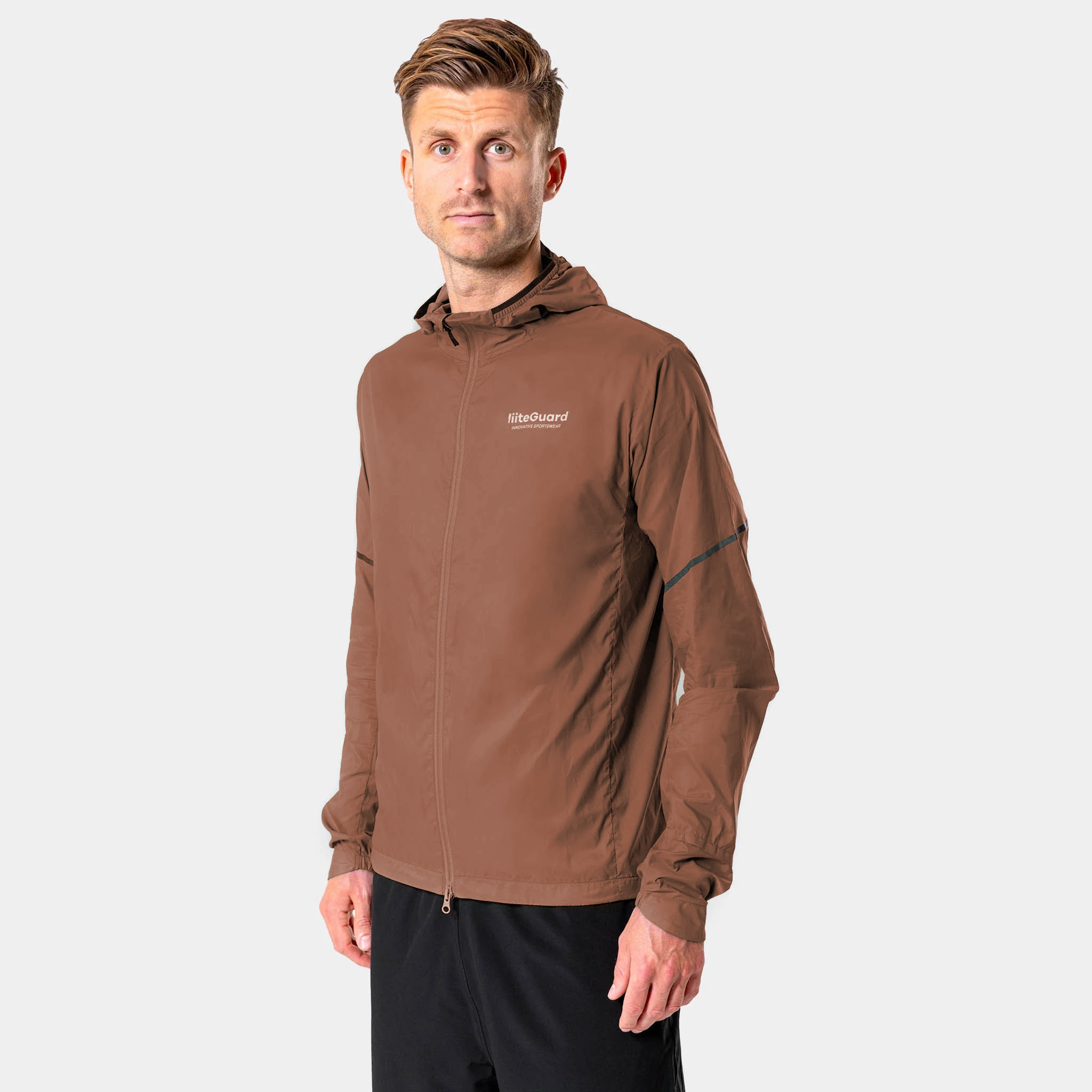 liiteGuard AERO-TECH WINDBREAKER (MEN) Top Cocoa Brown