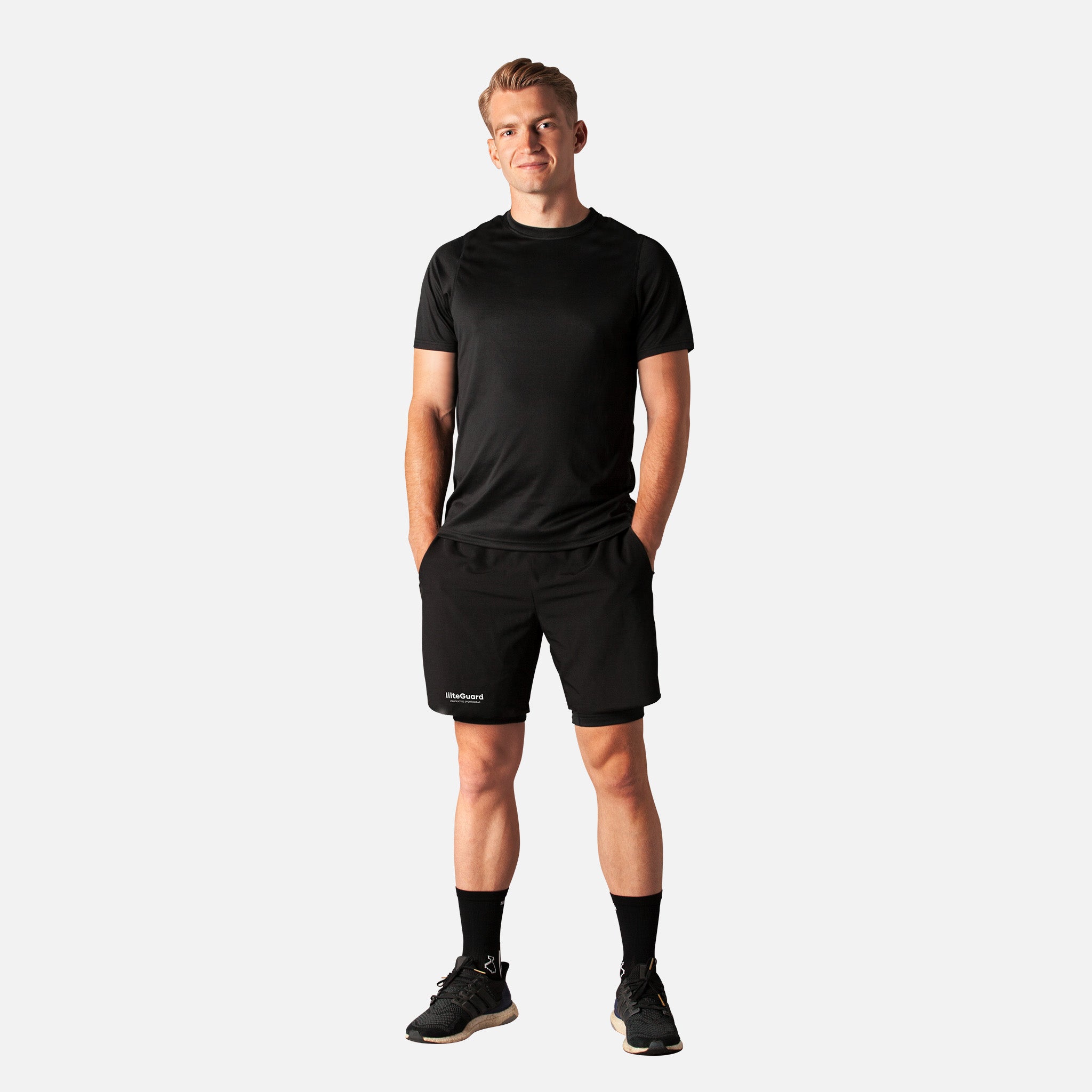 liiteGuard GLU-TECH 2IN1 SHORTS (MEN) Shorts Black