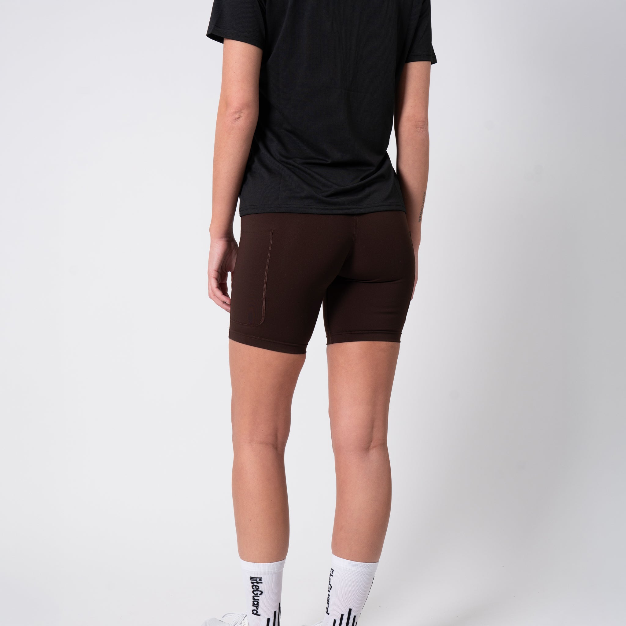 liiteGuard GLU-TECH TRAINING SHORT TIGHTS (WOMEN) Shorts Coffee Bean