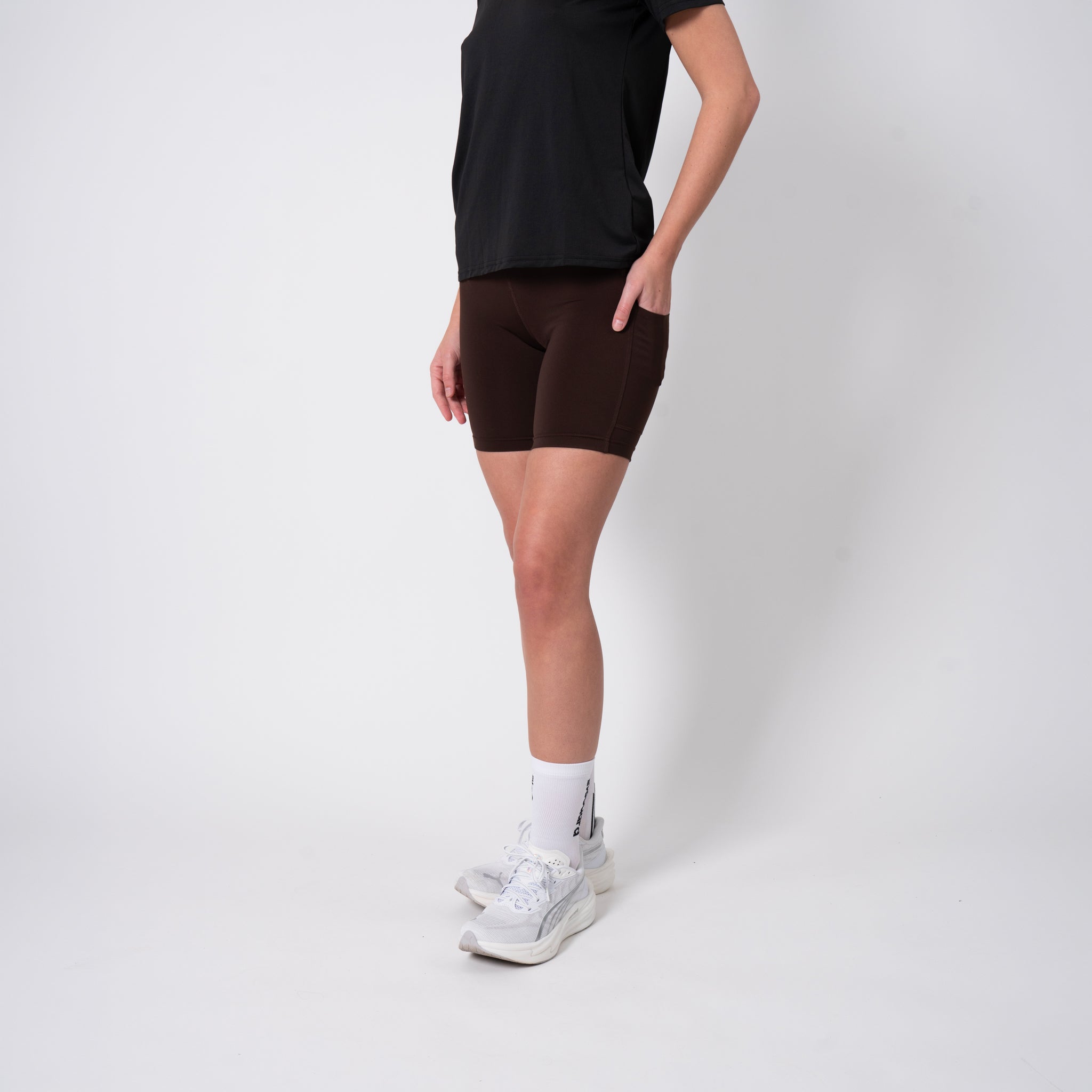 liiteGuard GLU-TECH TRAINING SHORT TIGHTS (WOMEN) Shorts Coffee Bean