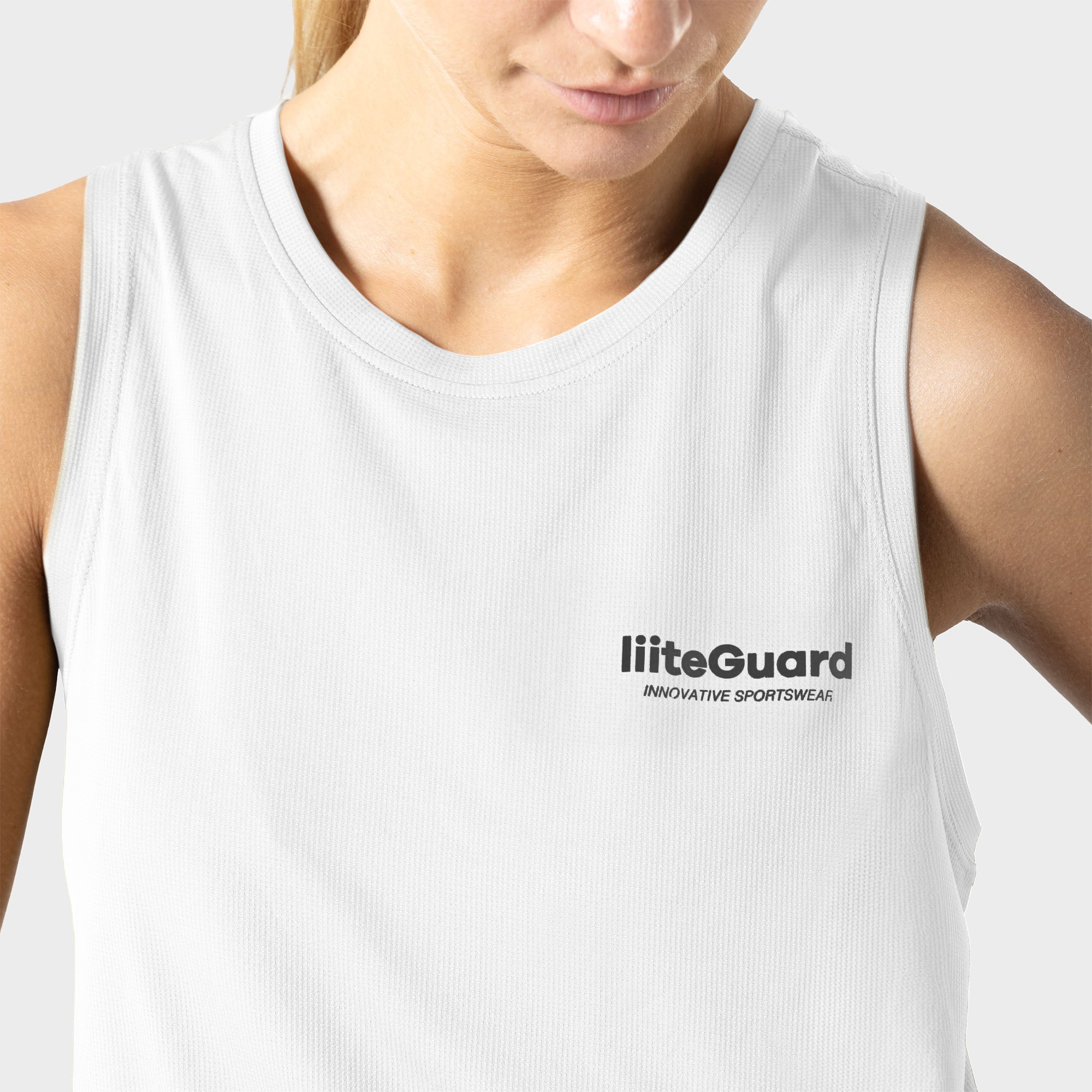 liiteGuard GROUND-TECH SINGLET (WOMEN) Singlet White