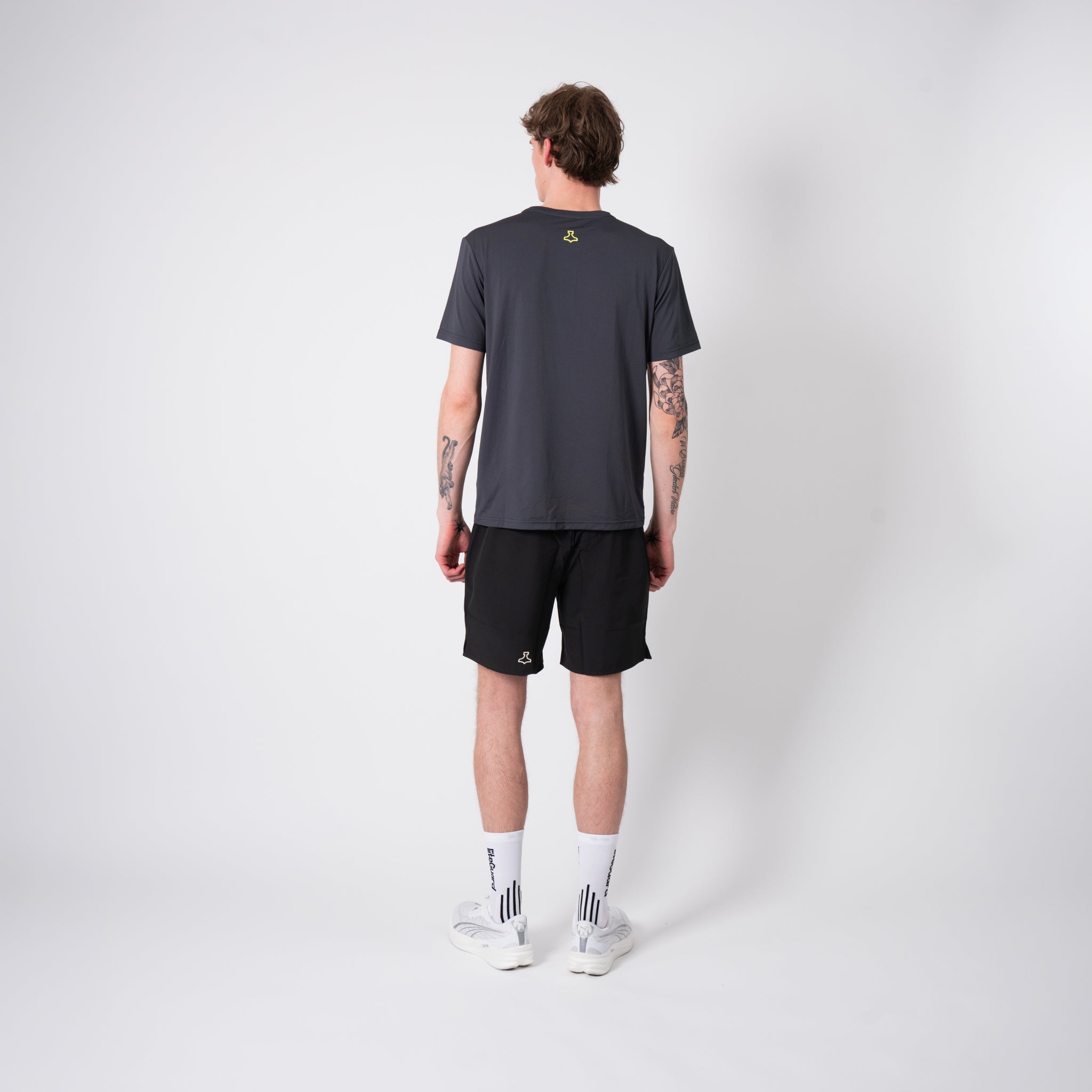 liiteGuard GROUND-TECH T-SHIRT (MEN) T-shirts Ebony/Neon Yellow