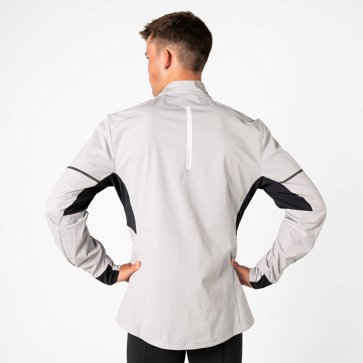 liiteGuard HYDRO-TECH RUNNING JACKET (MEN) Jacket Light Grey