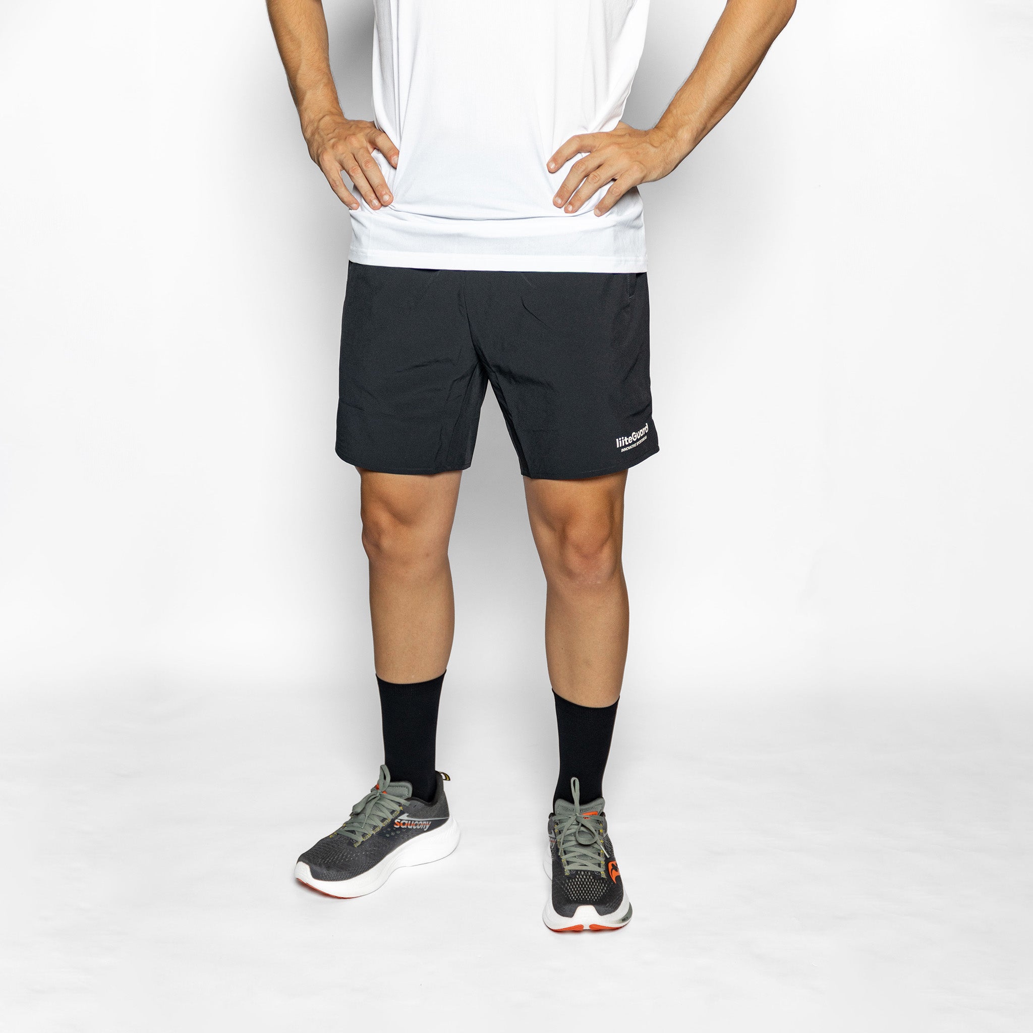 liiteGuard HYPERLIGHT CREW SOCK 2-PACK Mellemlange strømper Black