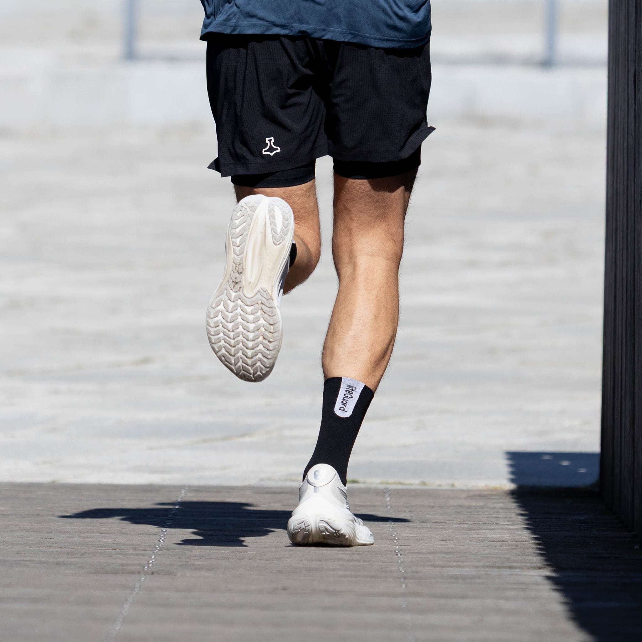 liiteGuard HYPERLIGHT CREW SOCK 2-PACK Mellemlange strømper Black