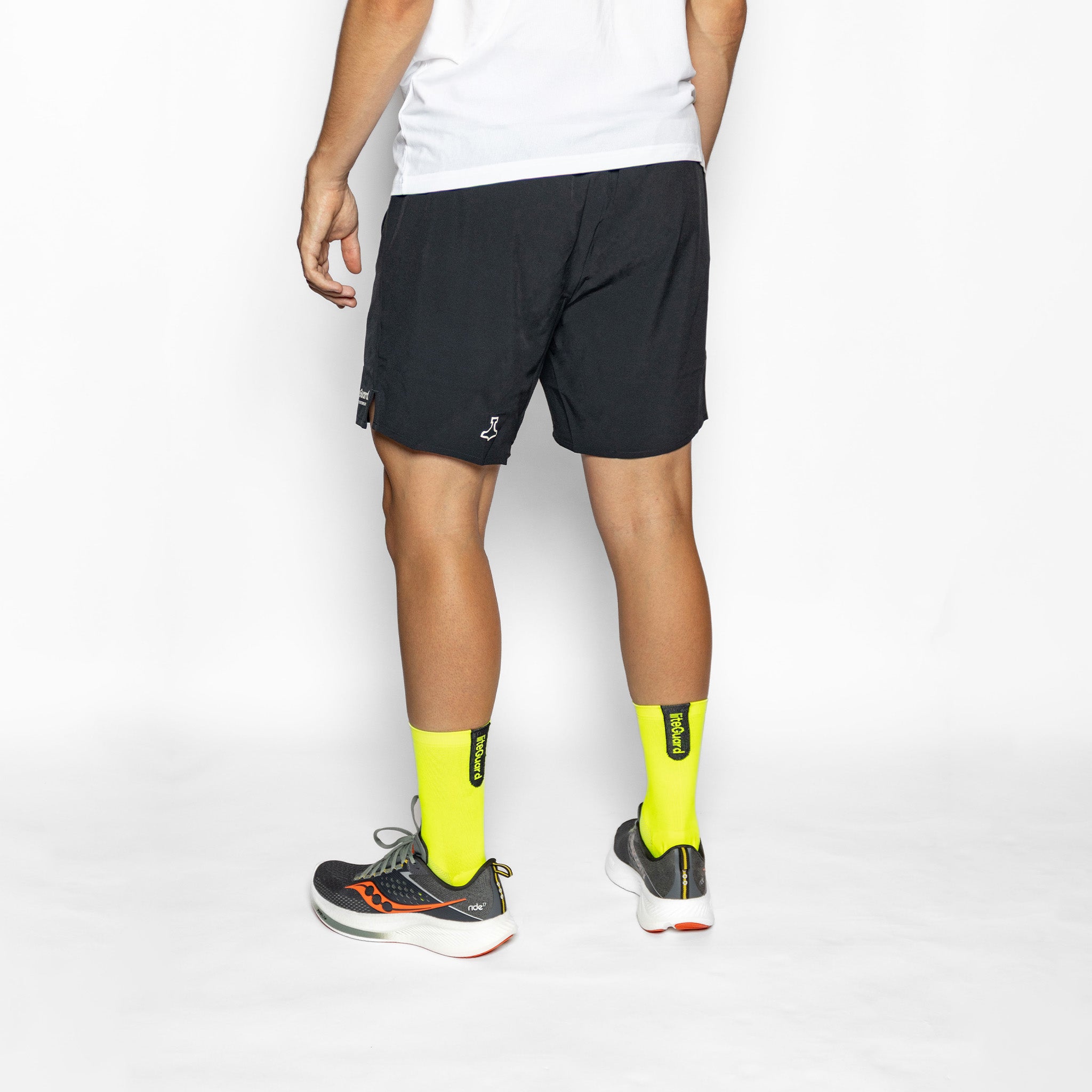 liiteGuard HYPERLIGHT CREW SOCK 2-PACK Mellemlange strømper Neon Yellow