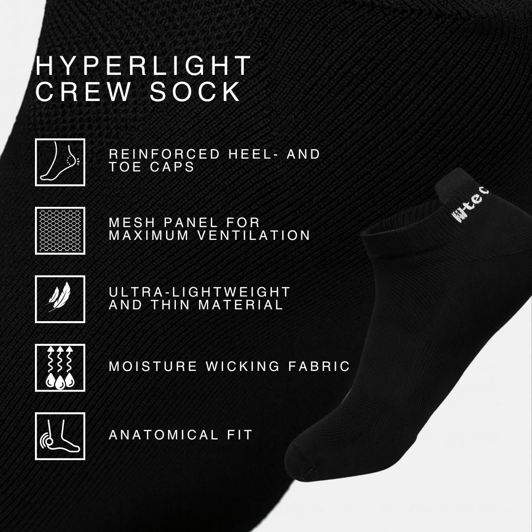liiteGuard HYPERLIGHT LOW CUT SOCK 2-PACK Korte strømper Black