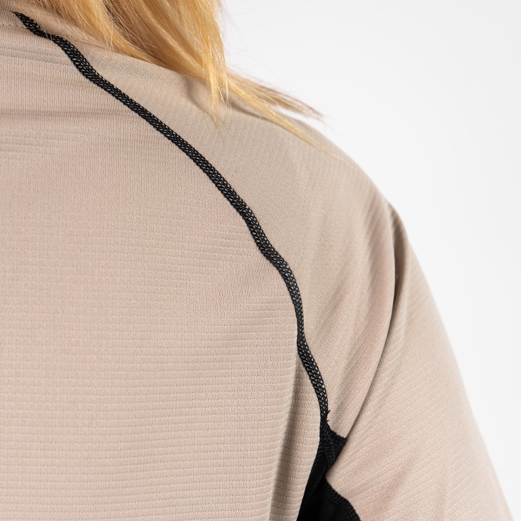 liiteGuard MERINO HYBRID LONG SLEEVE (WOMEN) Long Sleeve T-shirts Black/Sand