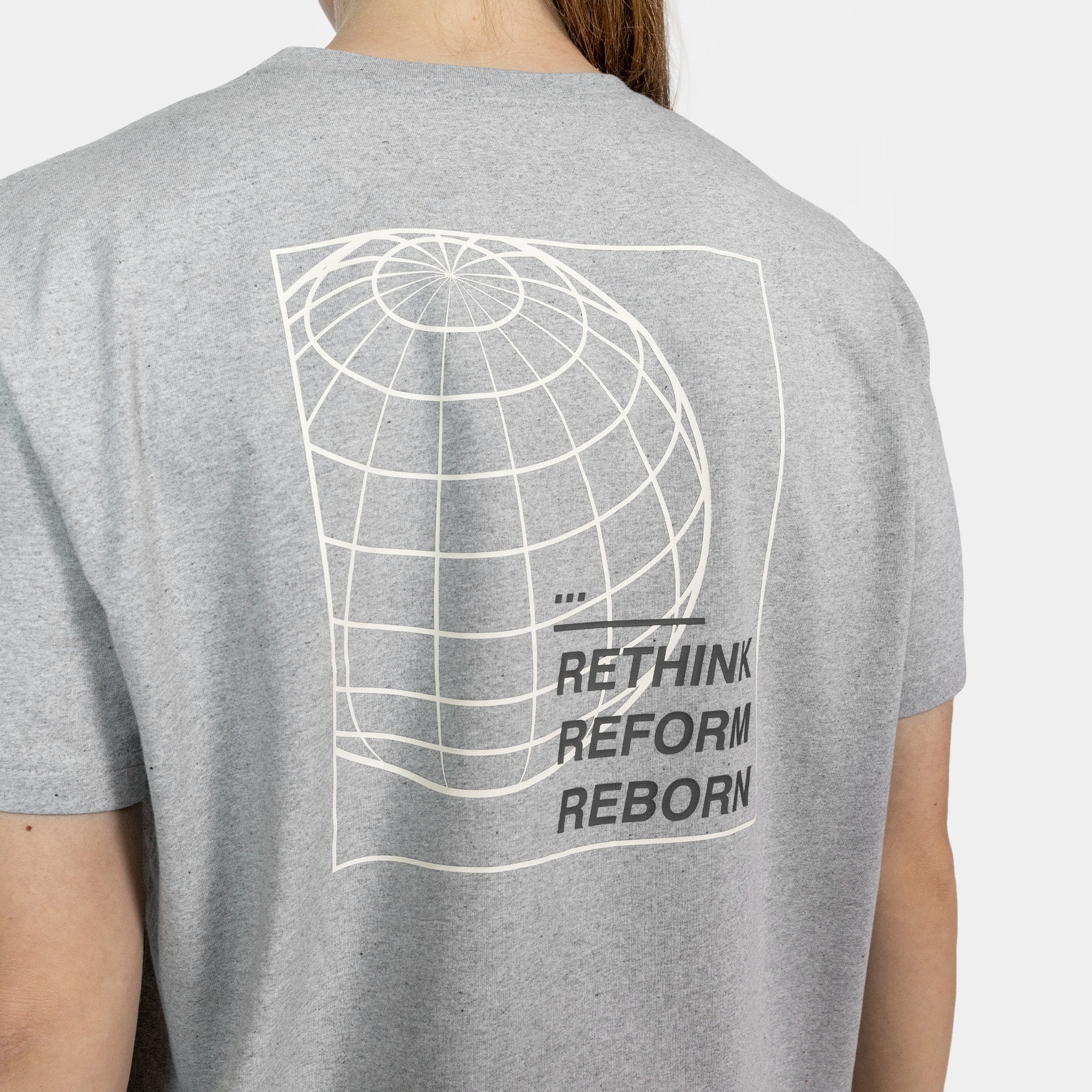 liiteGuard NR BOXY T-SHIRT (UNISEX) T-shirt 2000 LIGHT GREY MELANGE