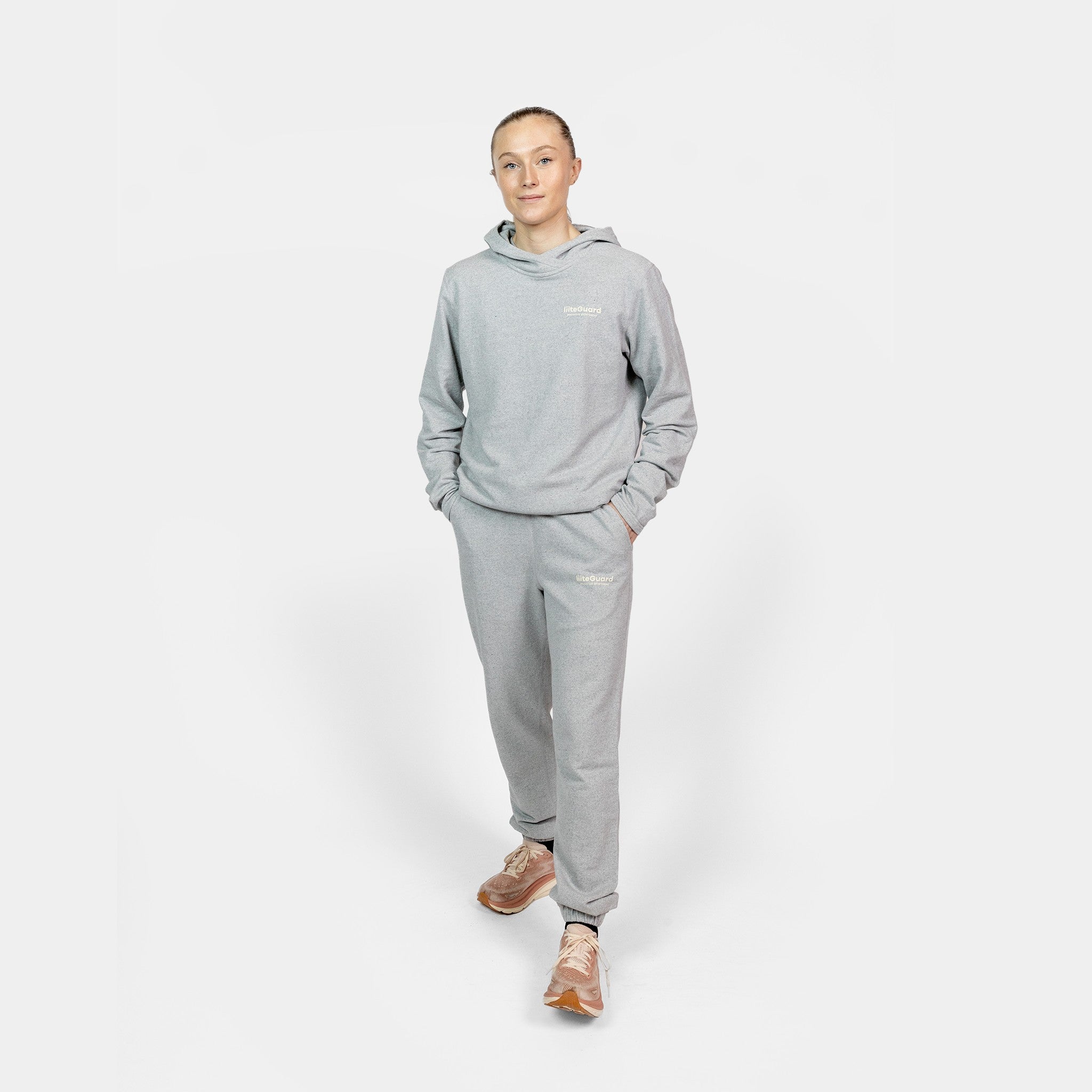 liiteGuard NR SWEAT HOODIE (UNISEX) Top 2000 LIGHT GREY MELANGE