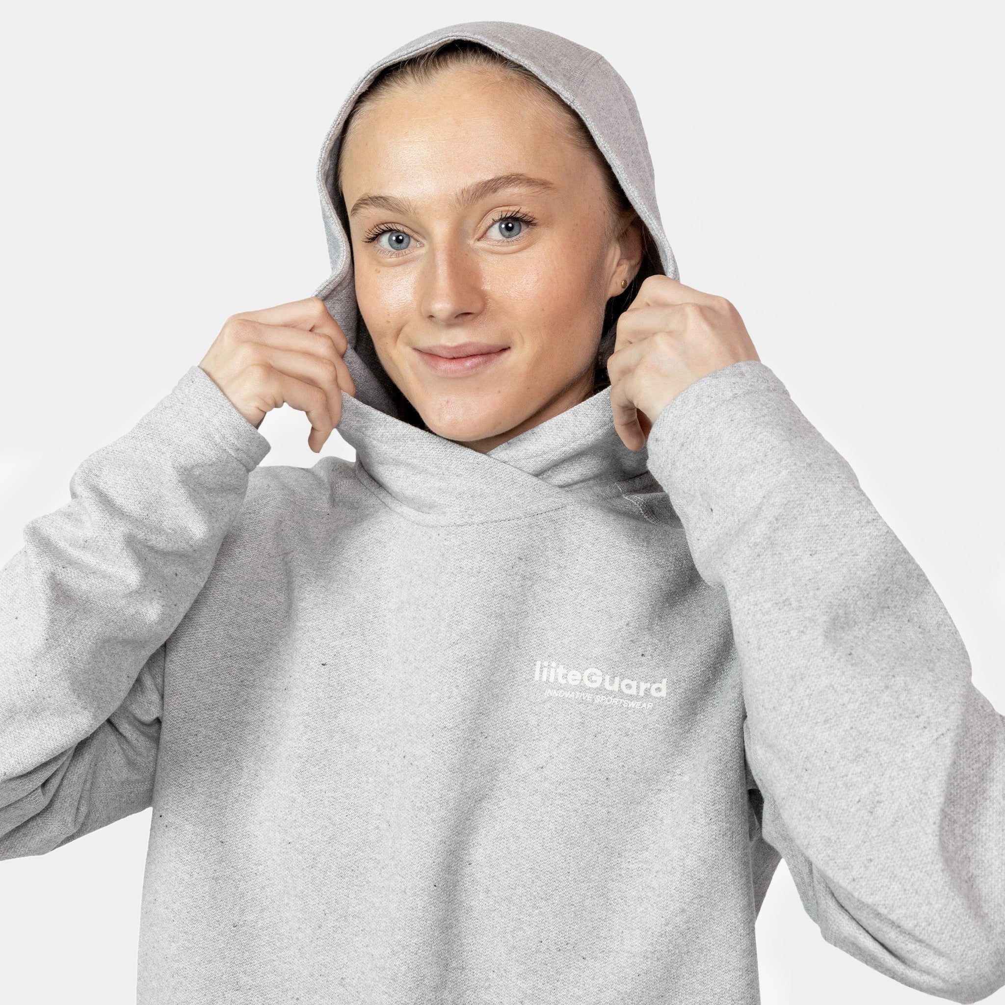 liiteGuard NR SWEAT HOODIE (UNISEX) Top 2000 LIGHT GREY MELANGE