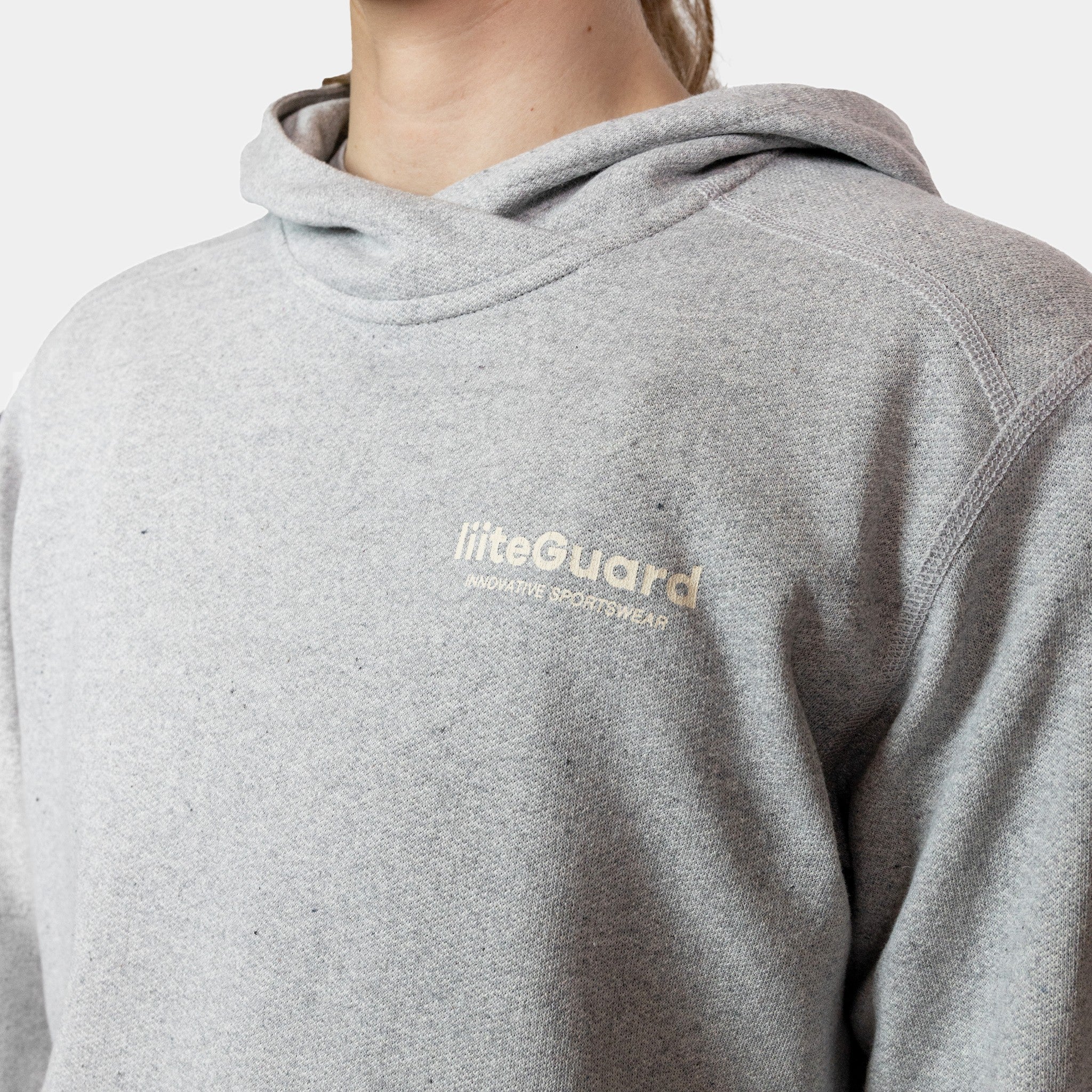 liiteGuard NR SWEAT HOODIE (UNISEX) Top 2000 LIGHT GREY MELANGE