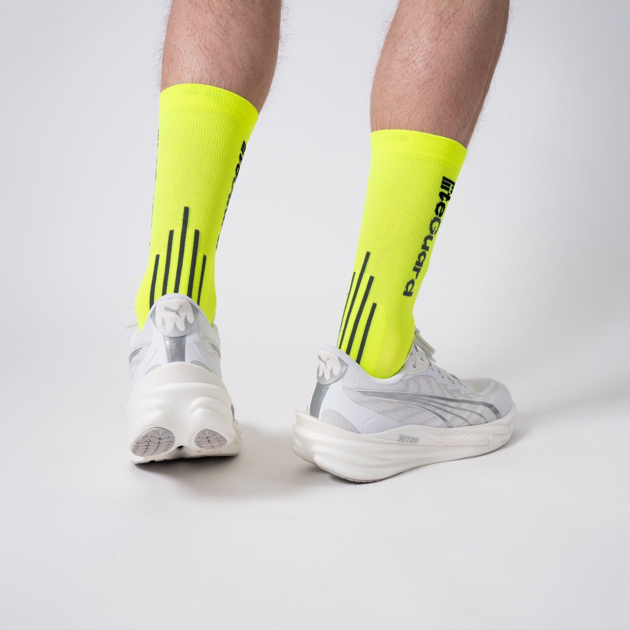 liiteGuard PRO-TECH LG VISION Mellemlange strømper Neon Yellow