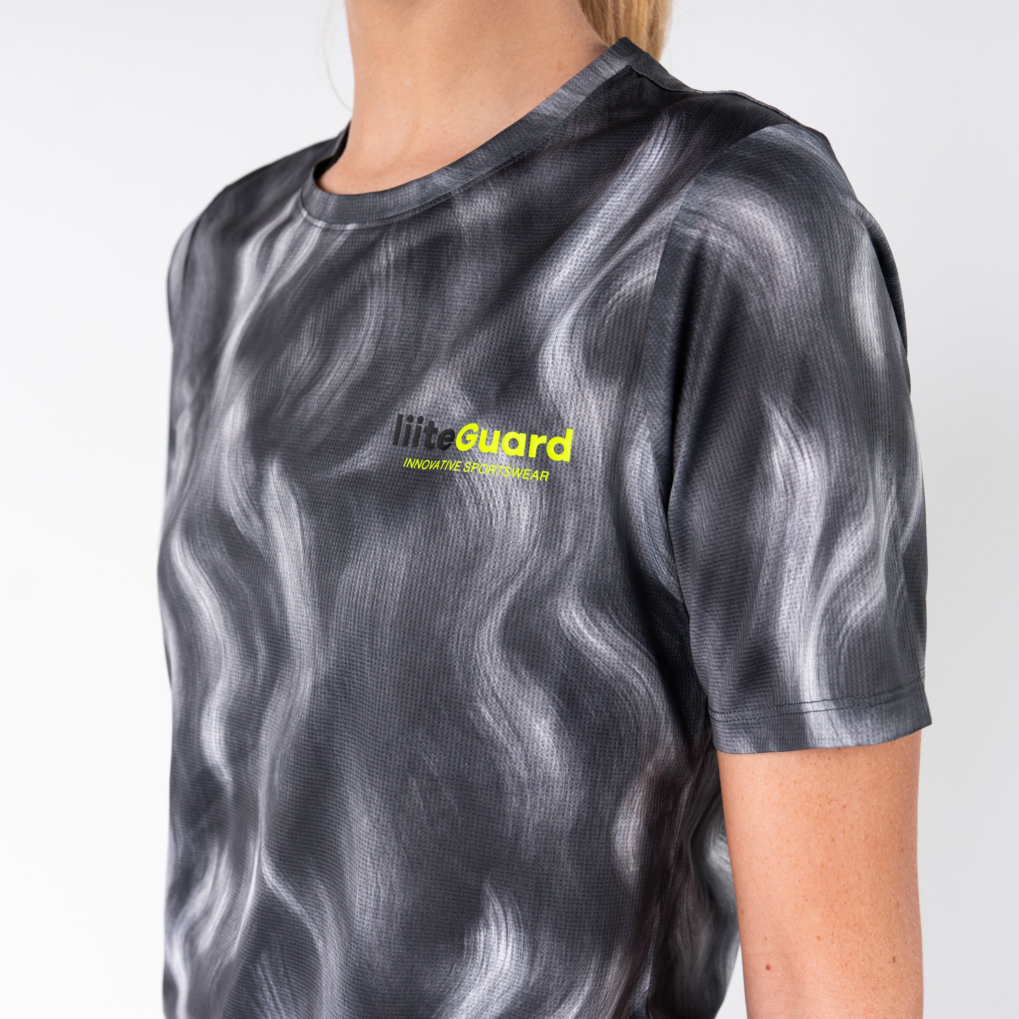 liiteGuard RACE GROUND-TECH T-SHIRT (WOMEN) T-shirts Grey AOP