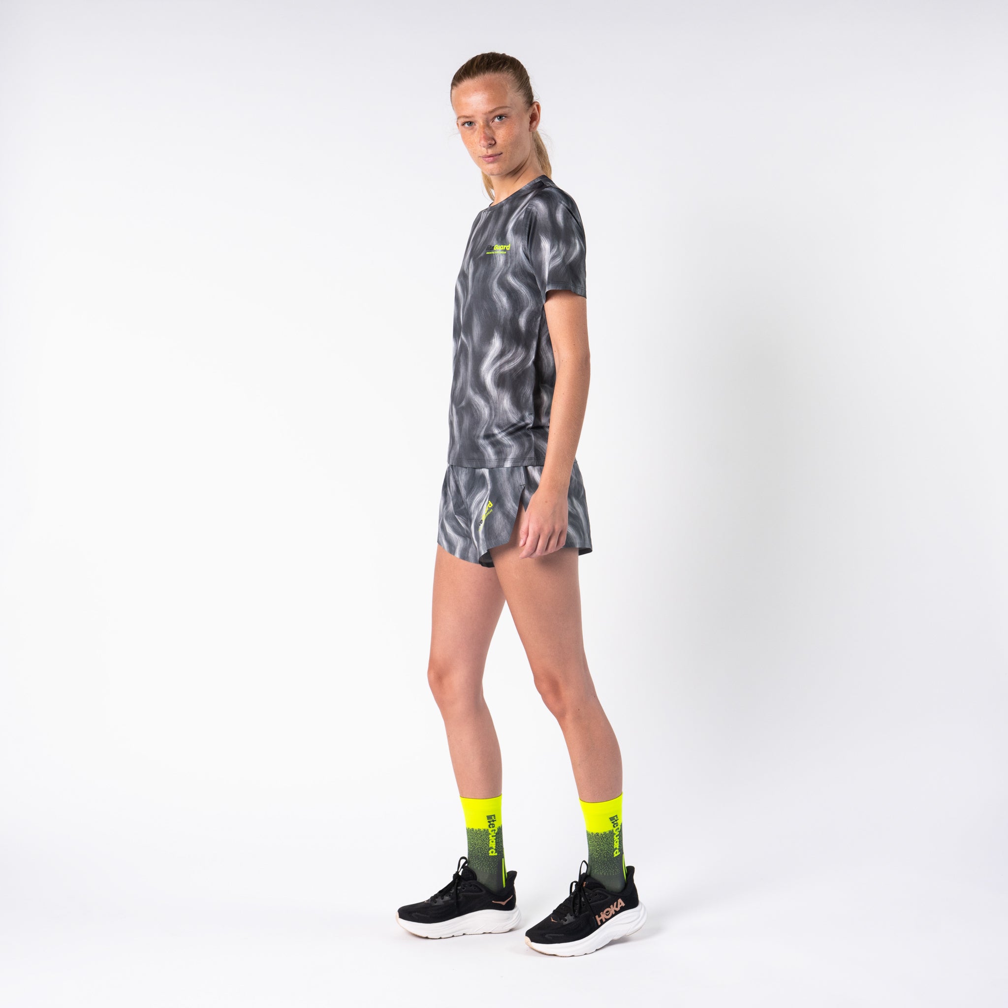 liiteGuard RACE GROUND-TECH T-SHIRT (WOMEN) T-shirts Grey AOP