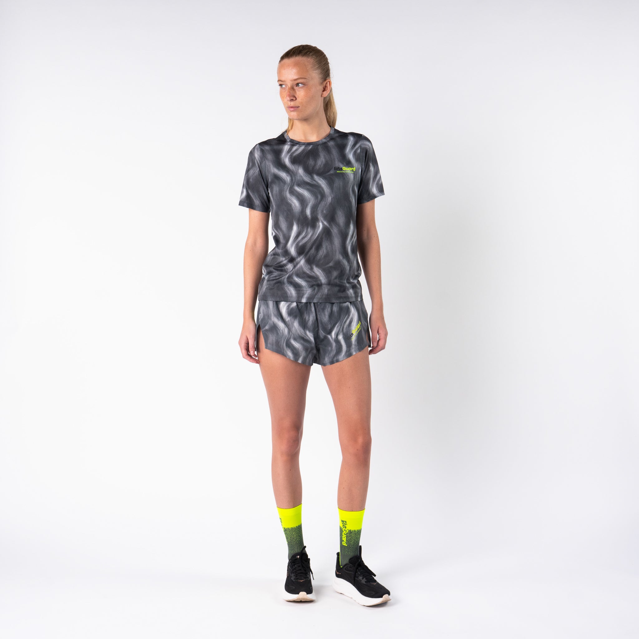 liiteGuard RACE GROUND-TECH T-SHIRT (WOMEN) T-shirts Grey AOP