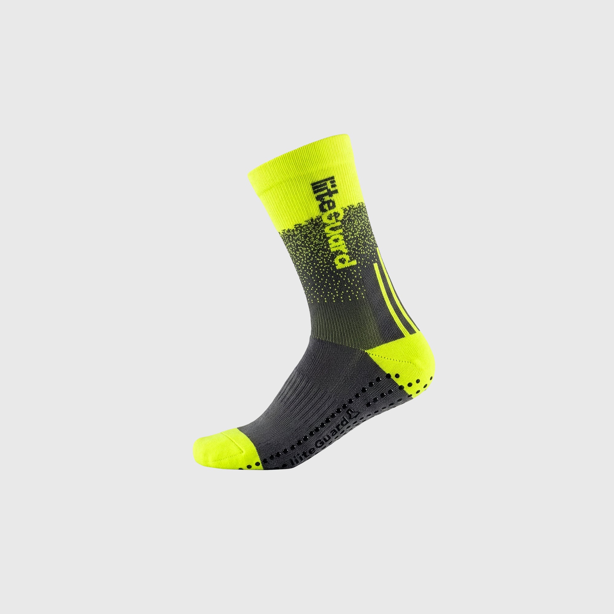 liiteGuard RACE PRO-TECH LG Mellemlange strømper Ebony/Neon Yellow